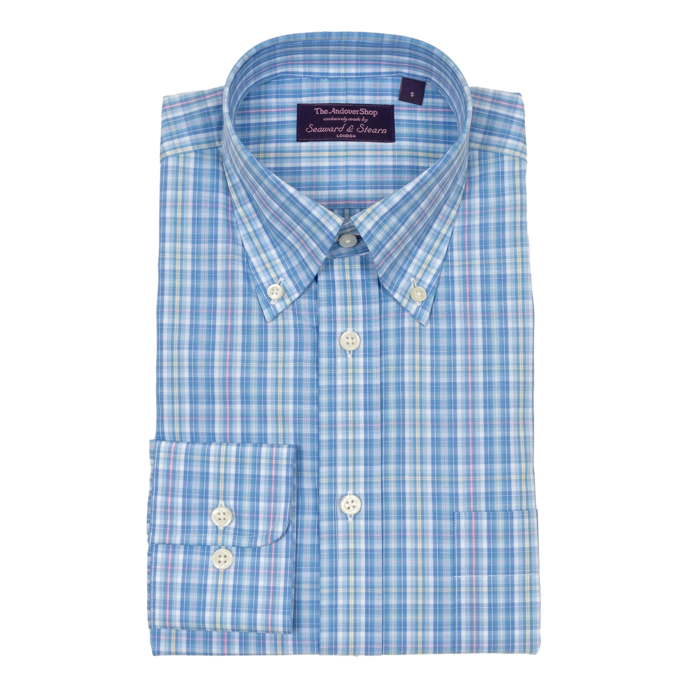 Newham Plaid Button Down Sport Shirt sold by The Andover Shop