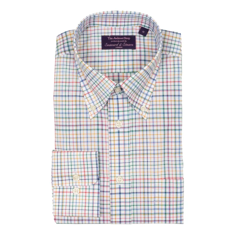Bexley Multicolored Tattersall Button Down Sport Shirt sold by The Andover Shop