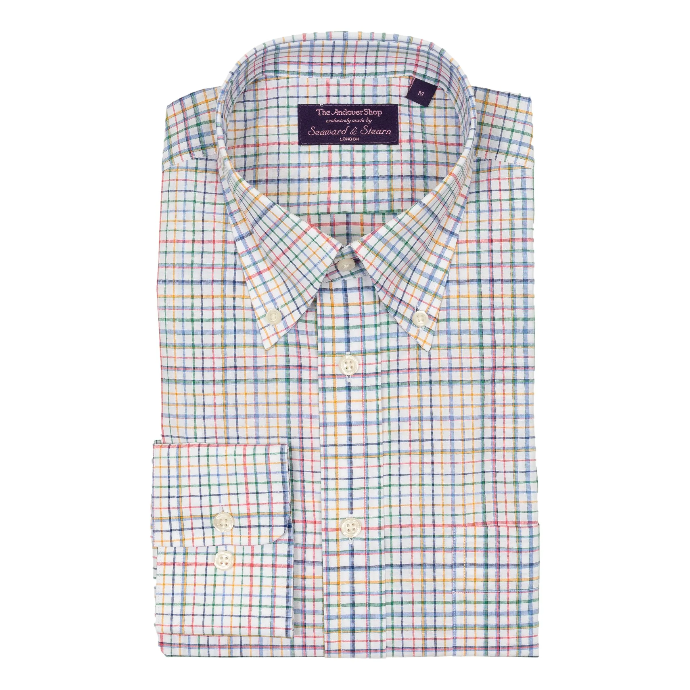 Bexley Multicolored Tattersall Button Down Sport Shirt sold by The Andover Shop