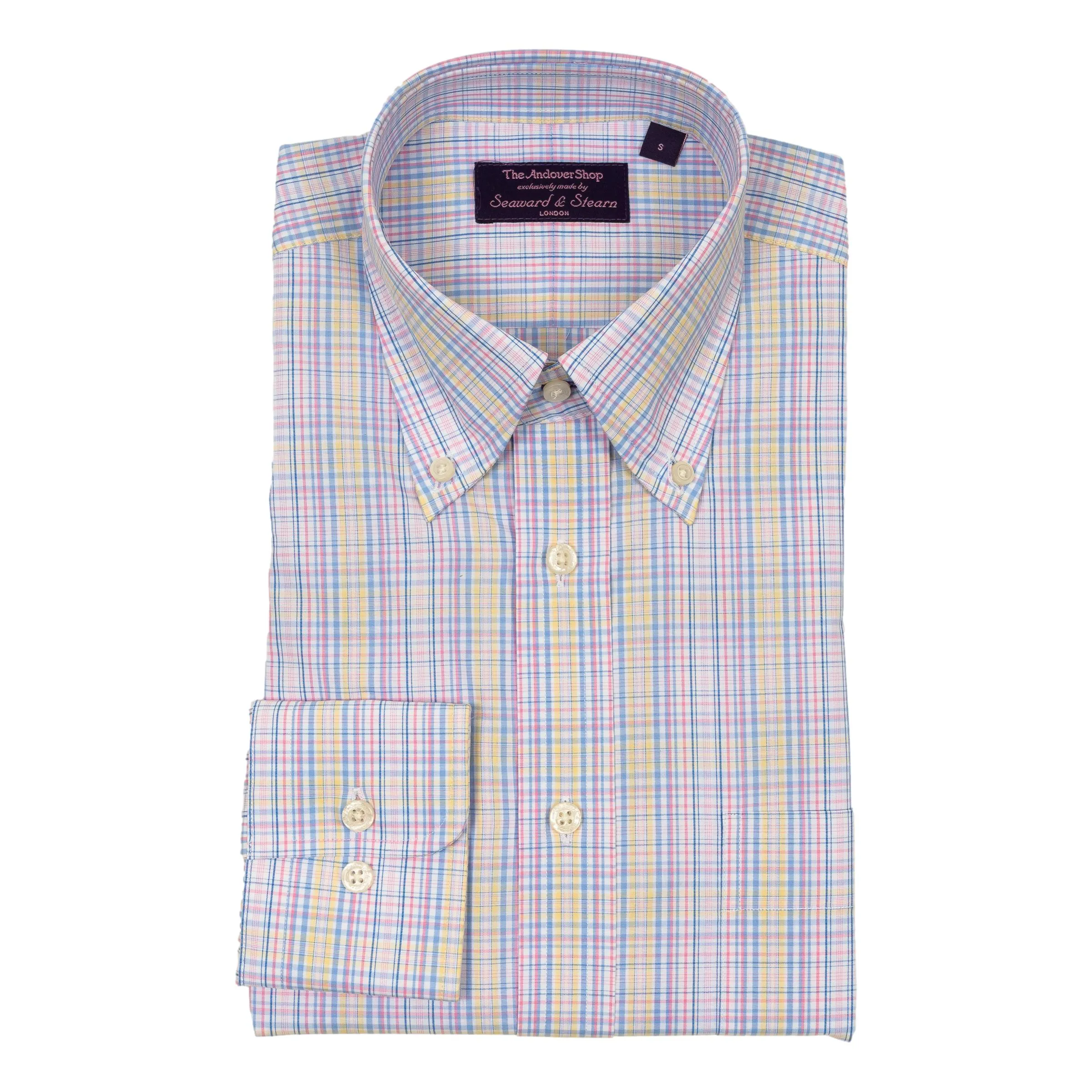 Charles Plaid Button Down Sport Shirt sold by The Andover Shop