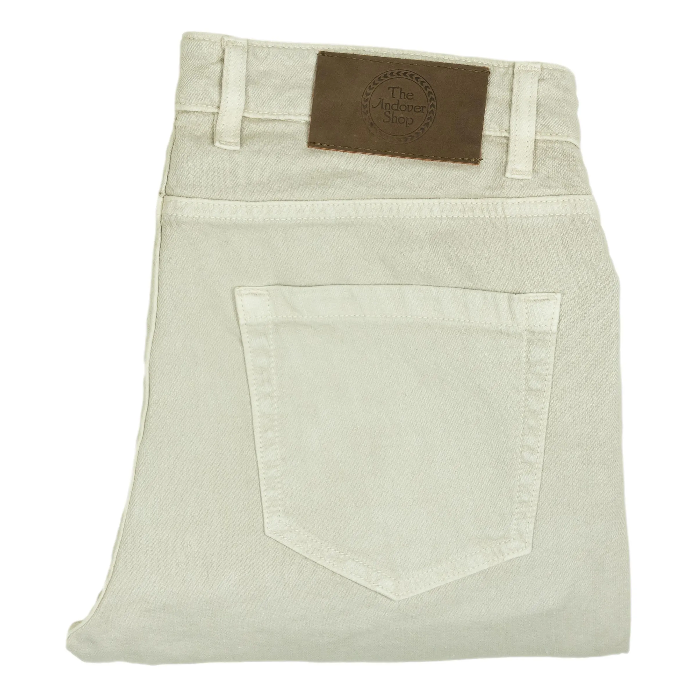 5-Pocket Linen and Cotton Trouser sold by The Andover Shop