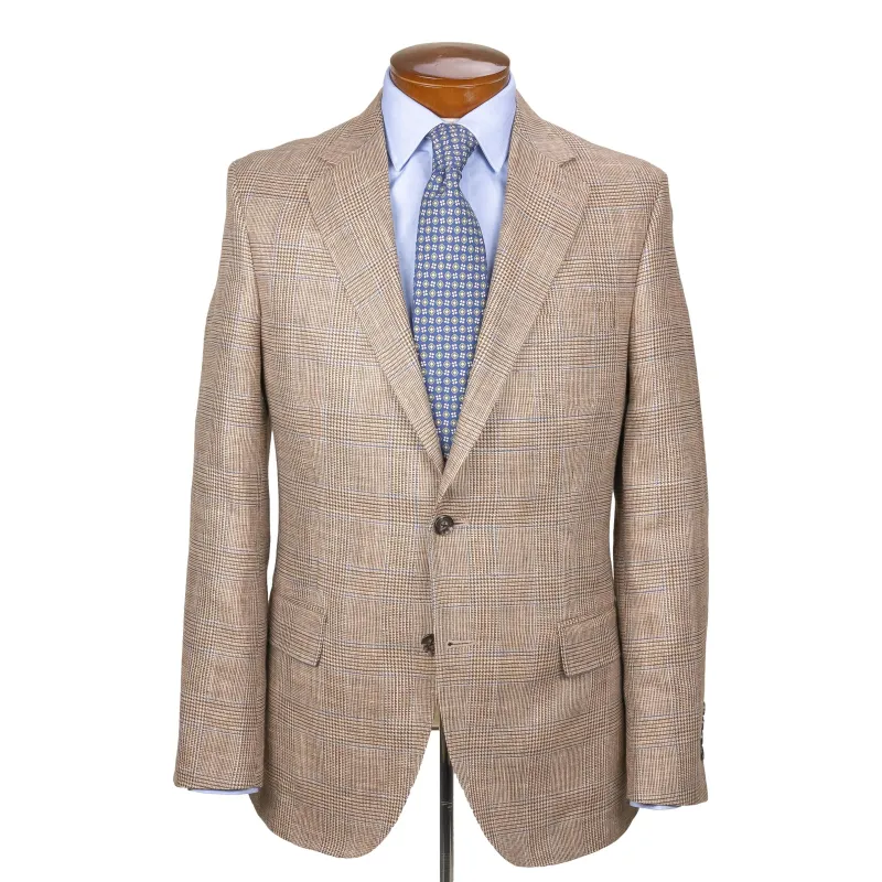 Aberdeen Glen Plaid Wool, Silk, and Linen Sport Coat sold by The Andover Shop