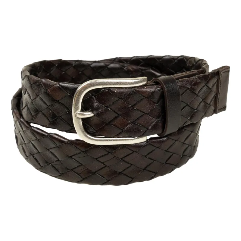 Spanish Woven Leather Belt sold by The Andover Shop