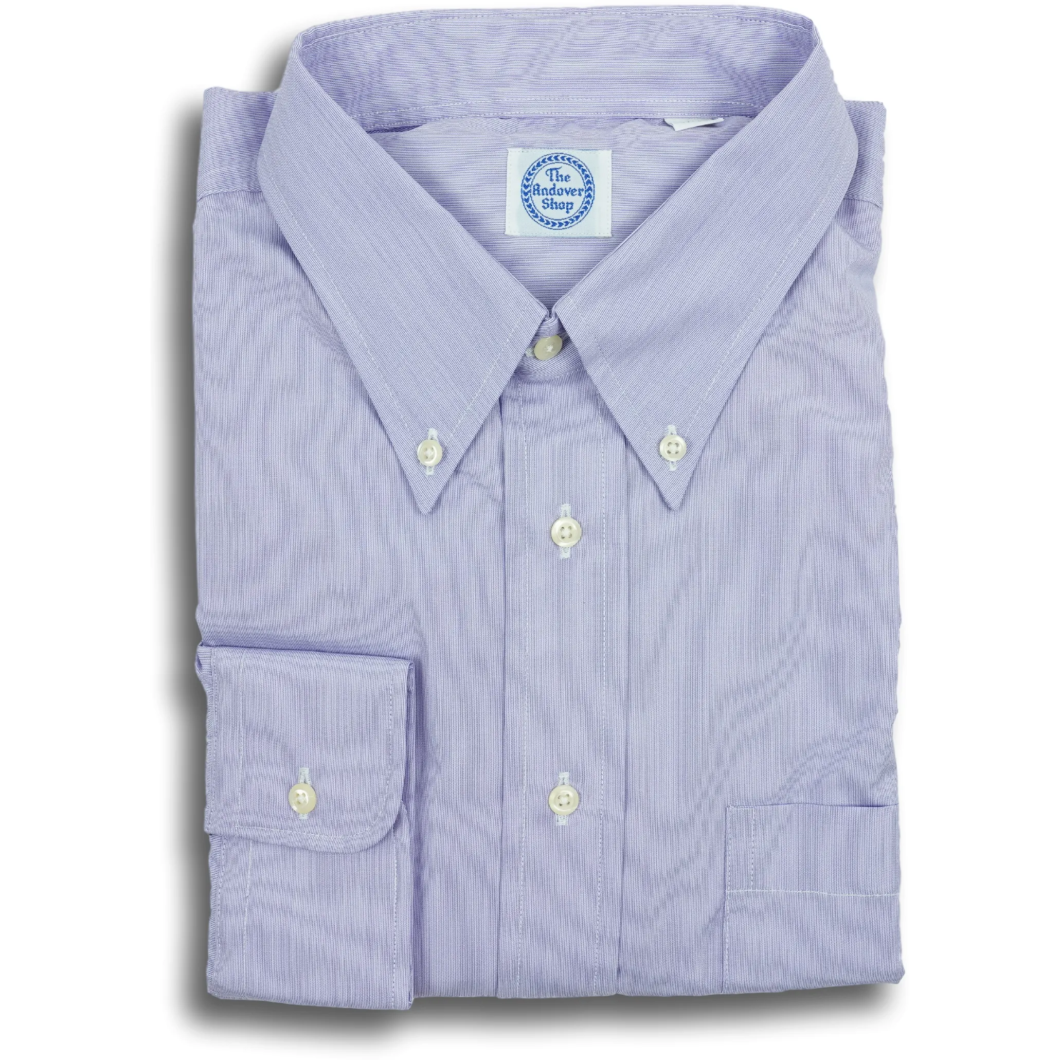Hairline Striped Button Down Shirt sold by The Andover Shop product image thumbnail 2
