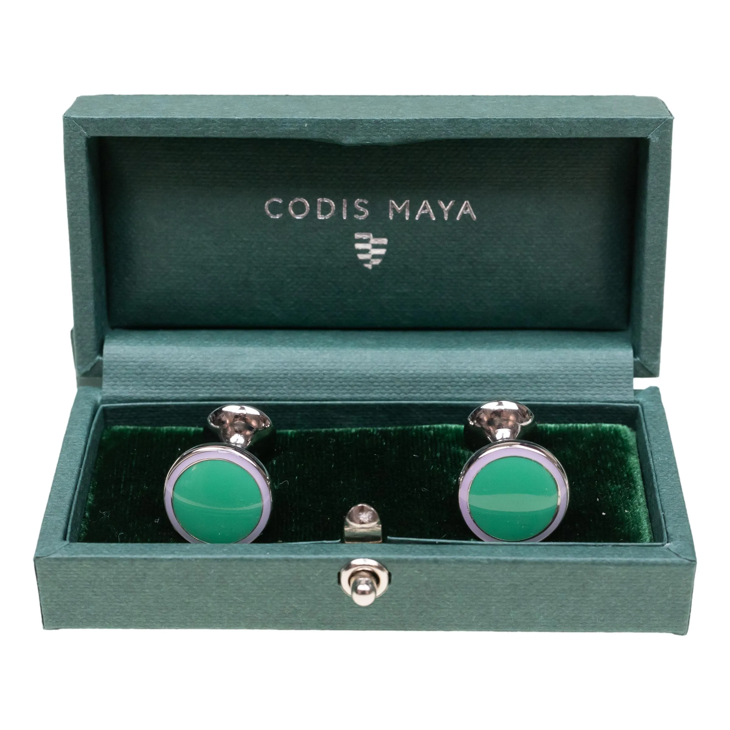 Flat Spot Cufflinks sold by The Andover Shop product image thumbnail 2