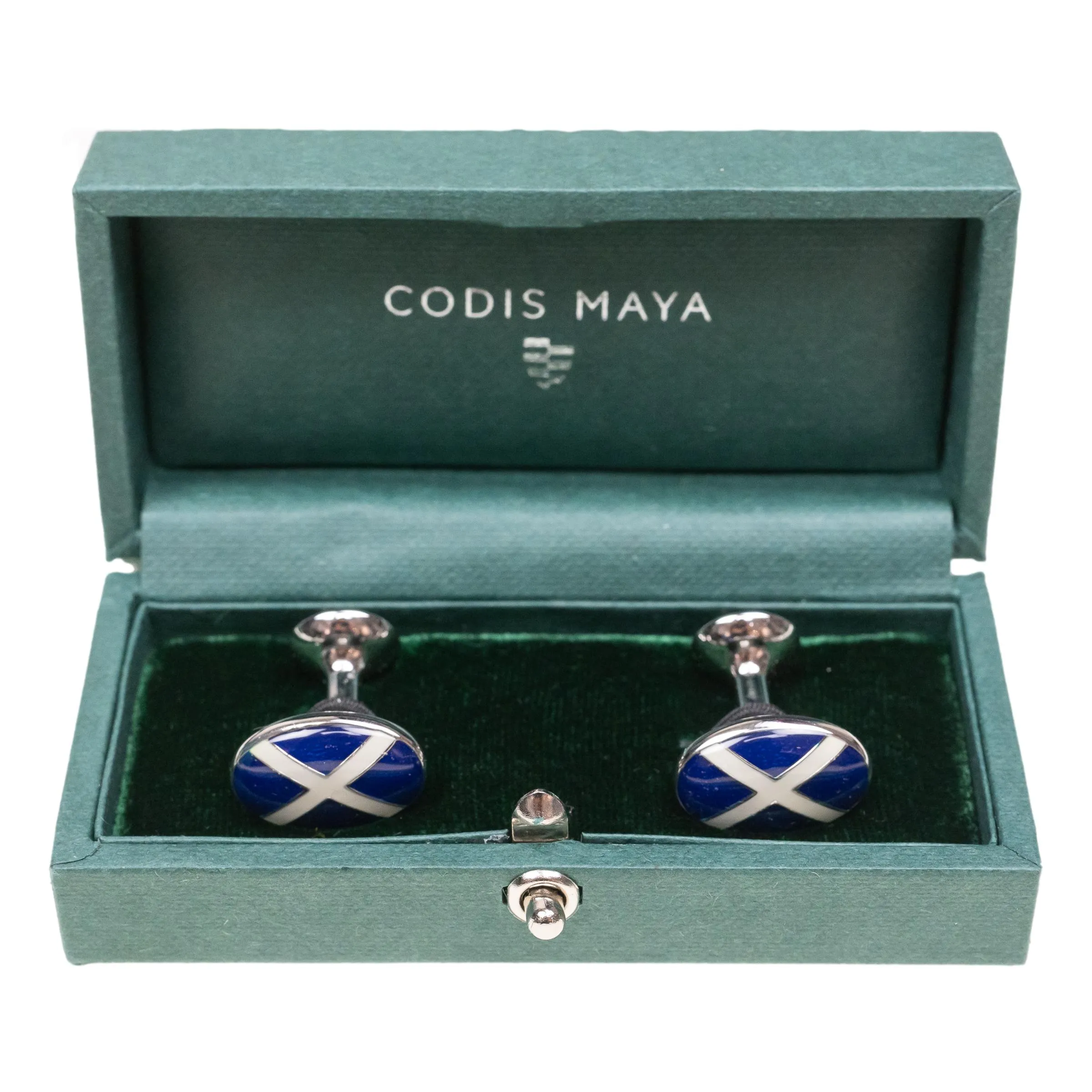 Oval Cross Cufflinks sold by The Andover Shop product image thumbnail 2