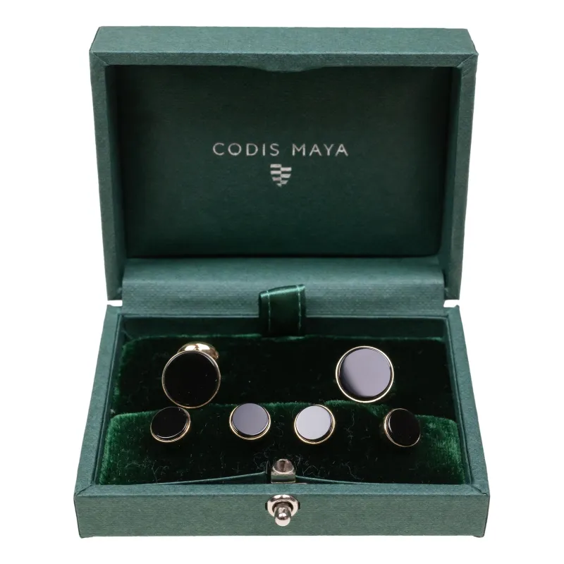 Genuine Onyx Brass Formal Set sold by The Andover Shop