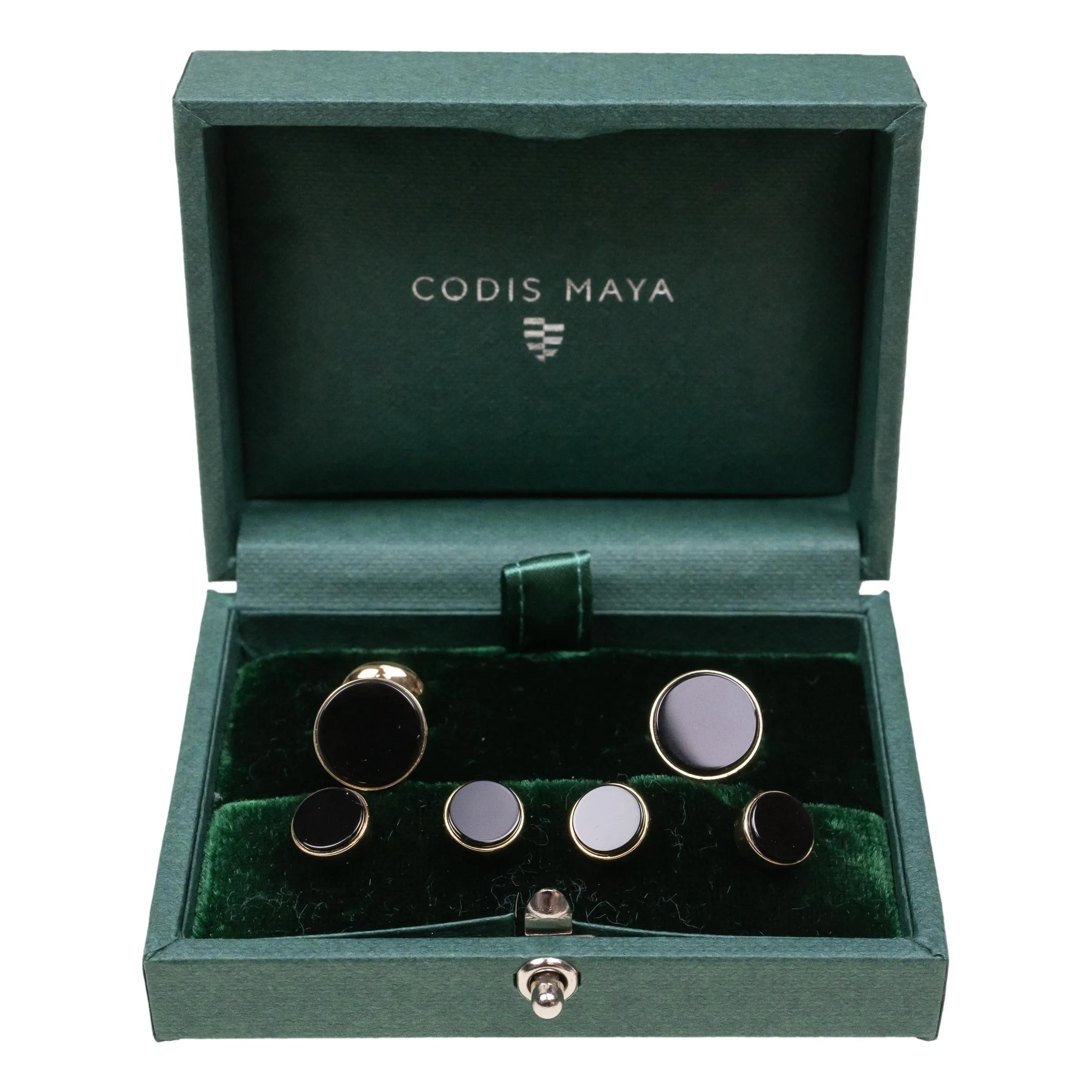 Genuine Onyx Brass Formal Set sold by The Andover Shop