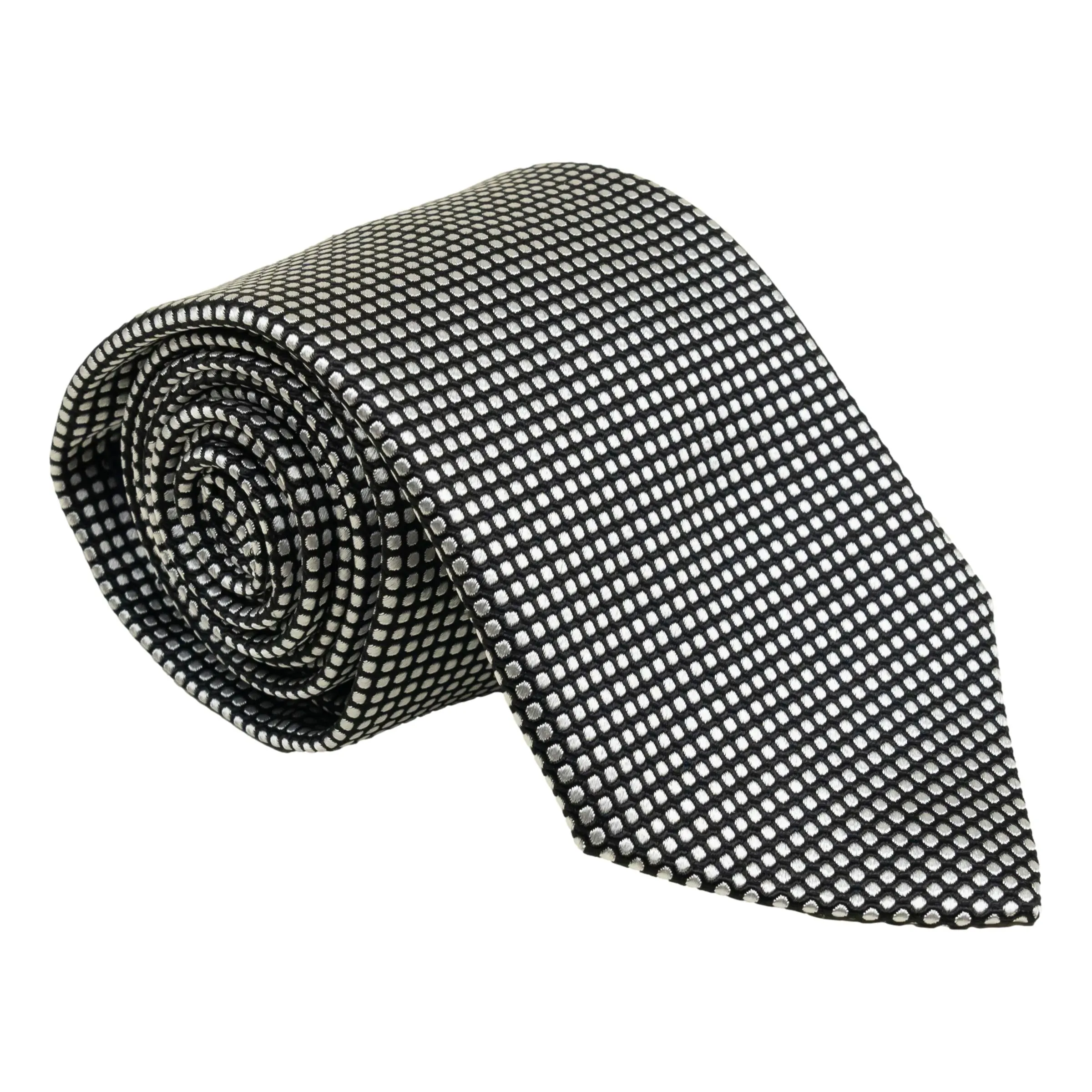 Small Squared Silk Tie sold by The Andover Shop product image thumbnail 3