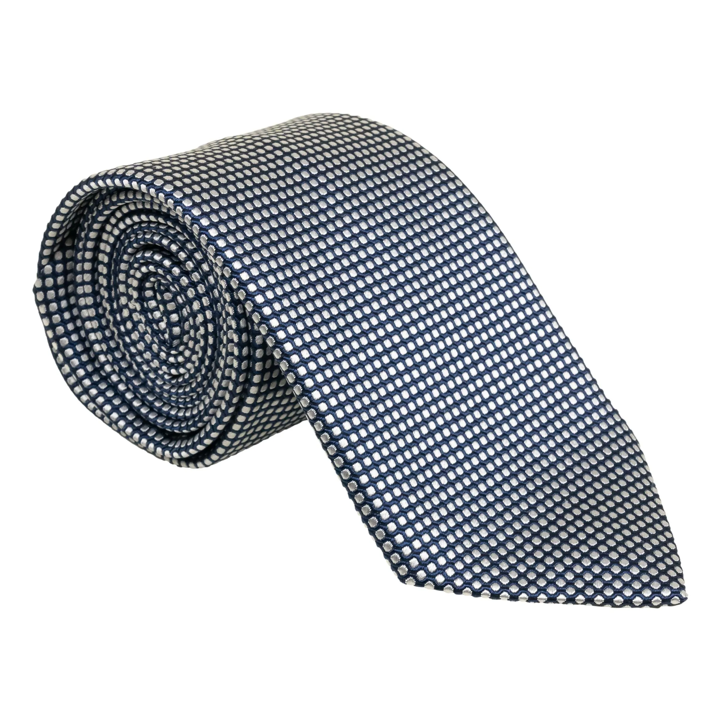 Small Squared Silk Tie sold by The Andover Shop product image thumbnail 2