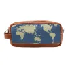 World Map Toiletry Bag sold by The Andover Shop