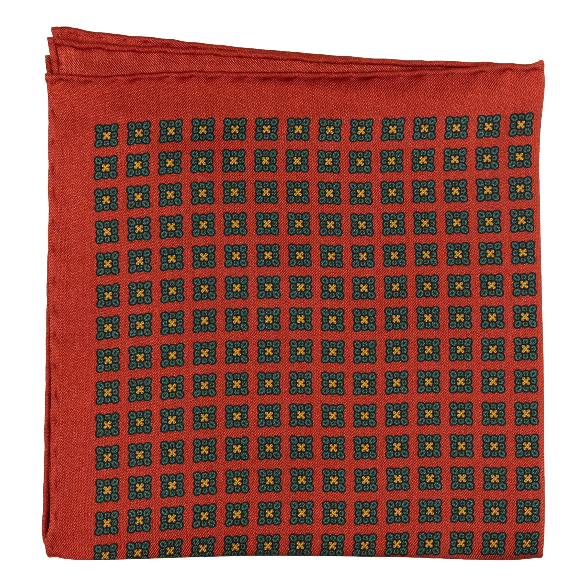 Pedaled Square Silk Pocket Square sold by The Andover Shop