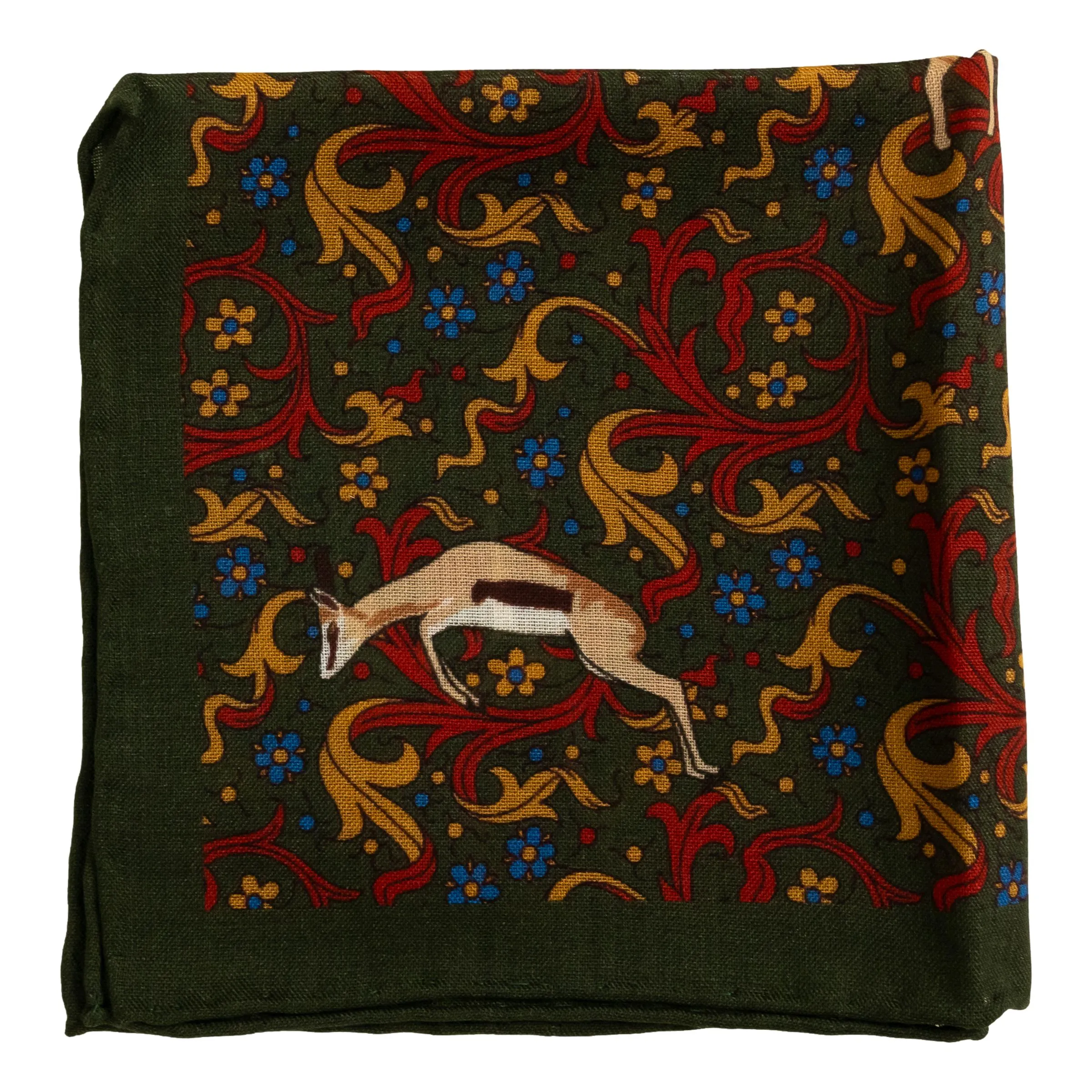 Springbok Wool and Silk Pocket Square sold by The Andover Shop product image thumbnail 2
