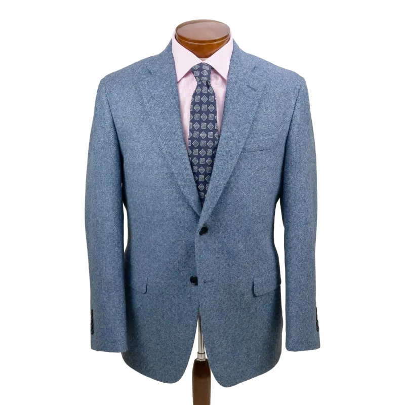 Light Blue Heritage Featherbone Wool Tweed Sport Coat sold by The Andover Shop
