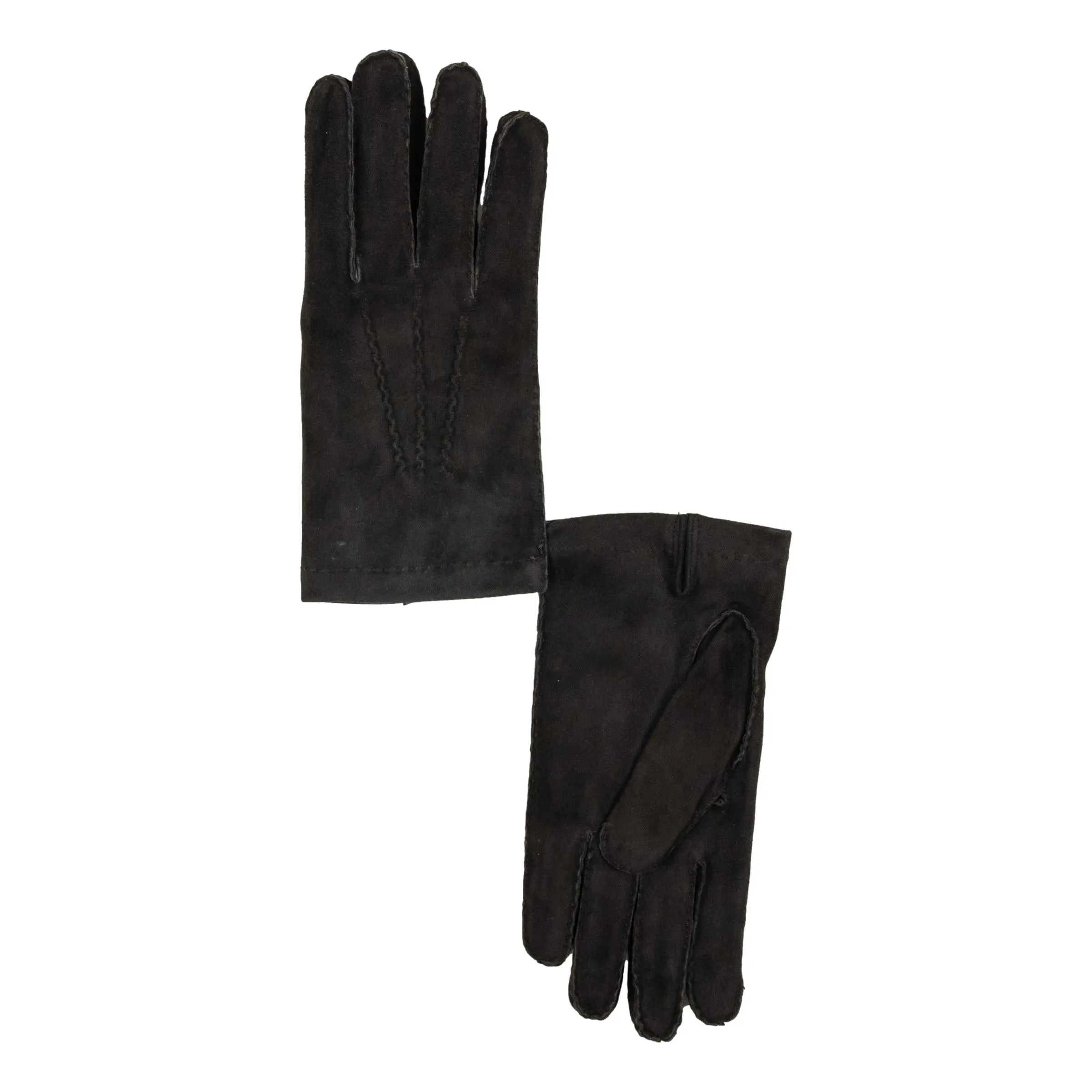 Men's Suede Leather Gloves with Cashmere Lining and Palm Vent sold by The Andover Shop