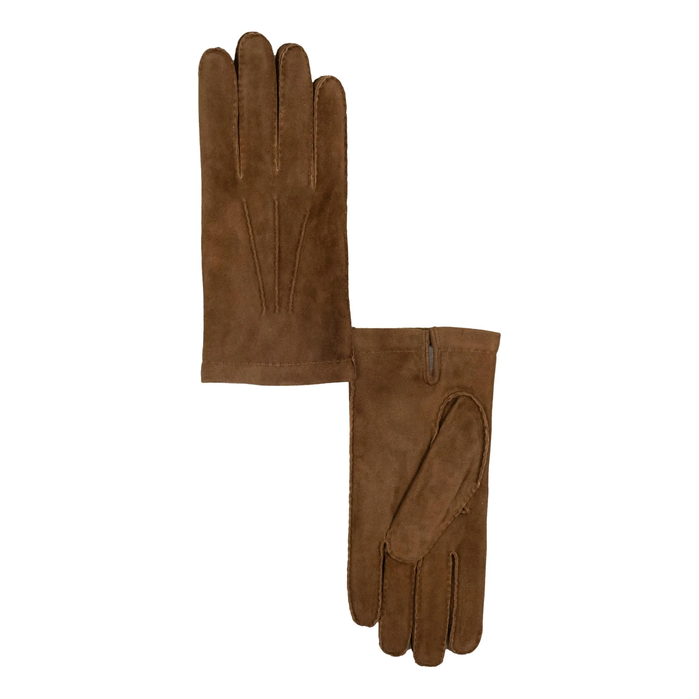 Men's Suede Leather Gloves with Cashmere Lining and Palm Vent sold by The Andover Shop product image thumbnail 2