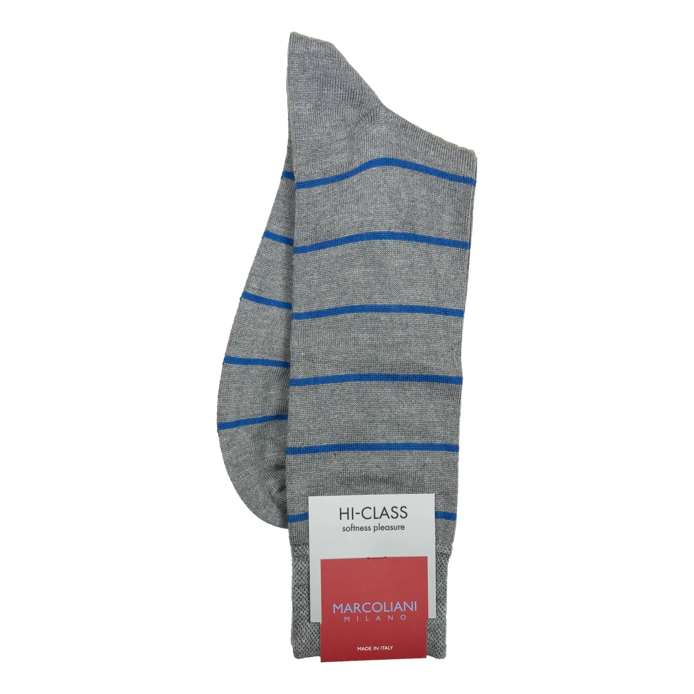 Stripes Modal Mid-Calf Dress Socks sold by The Andover Shop