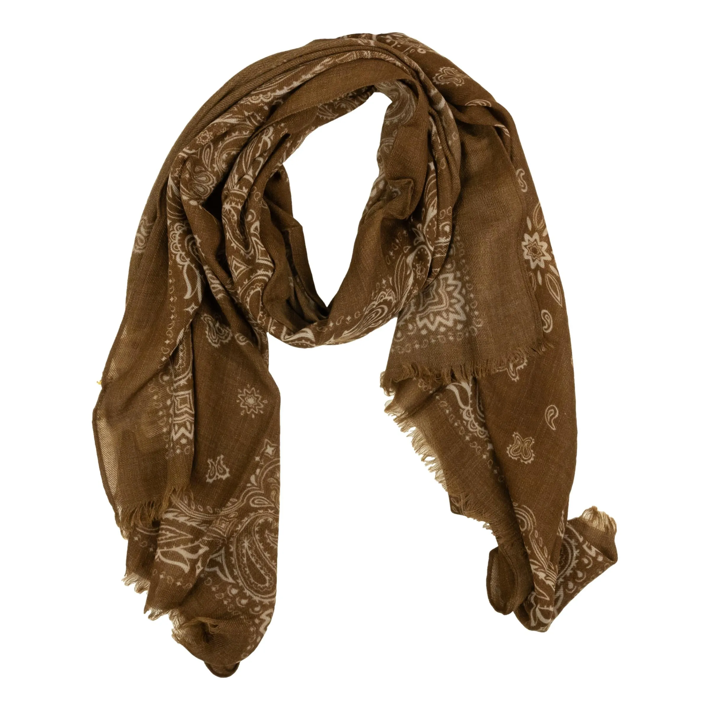 Bandana Pattern Wool Scarf sold by The Andover Shop product image thumbnail 3