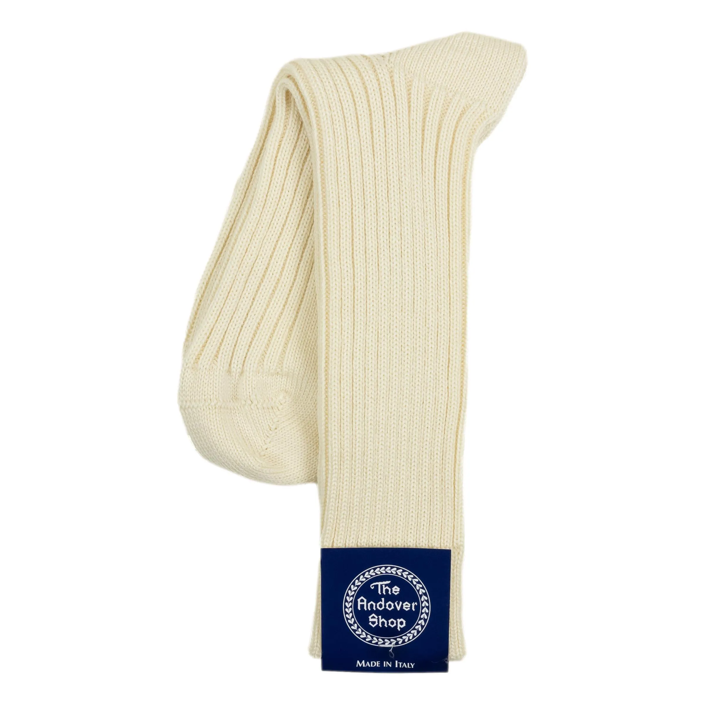 Mid-calf Ribbed Heavy Wool Socks sold by The Andover Shop product image thumbnail 2