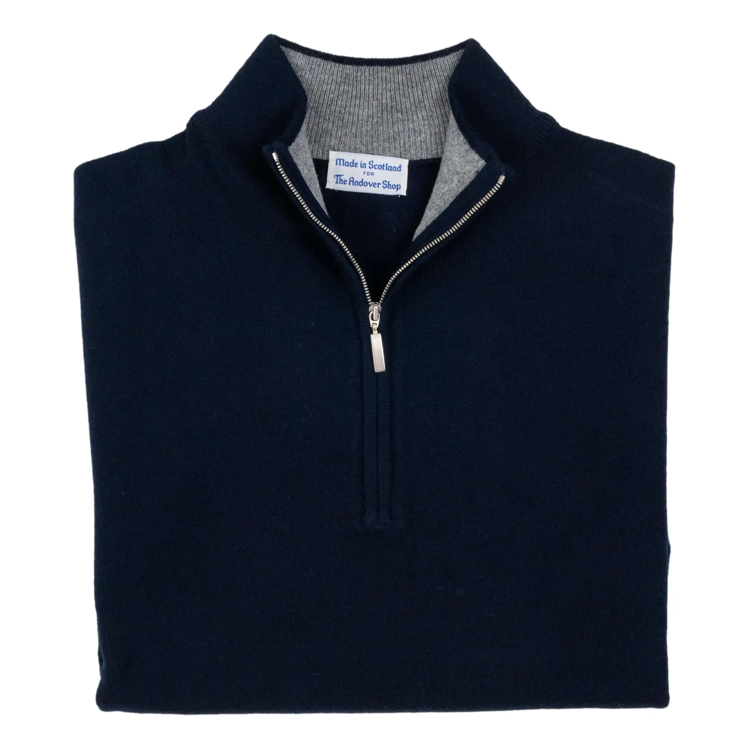 Plenderleith Cashmere Quarter-Zip Sweater sold by The Andover Shop product image thumbnail 4