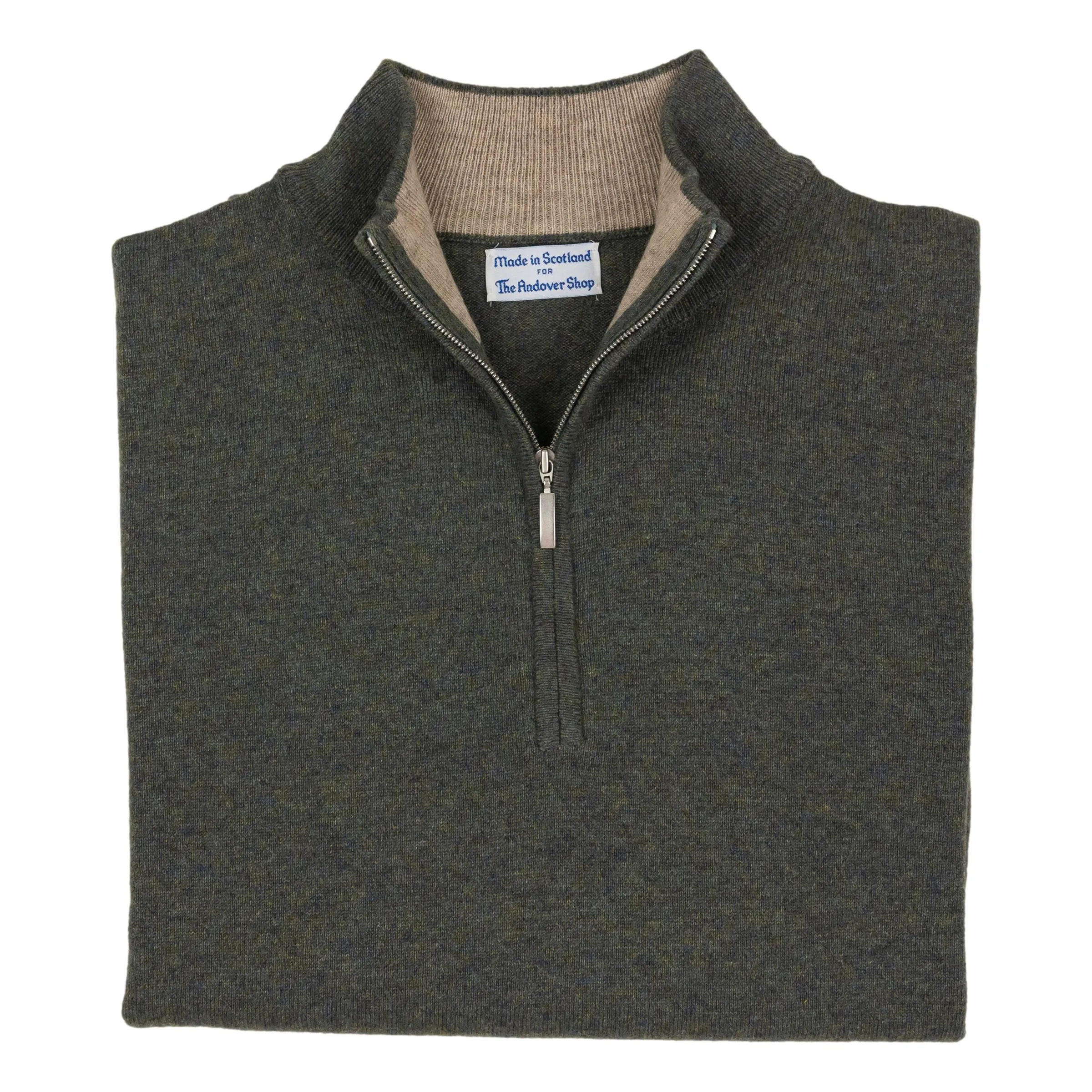 Plenderleith Cashmere Quarter-Zip Sweater sold by The Andover Shop product image thumbnail 3