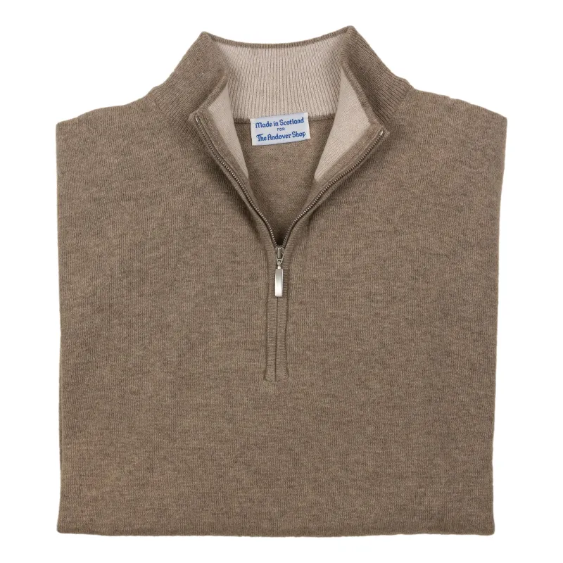 Plenderleith Cashmere Quarter-Zip Sweater sold by The Andover Shop