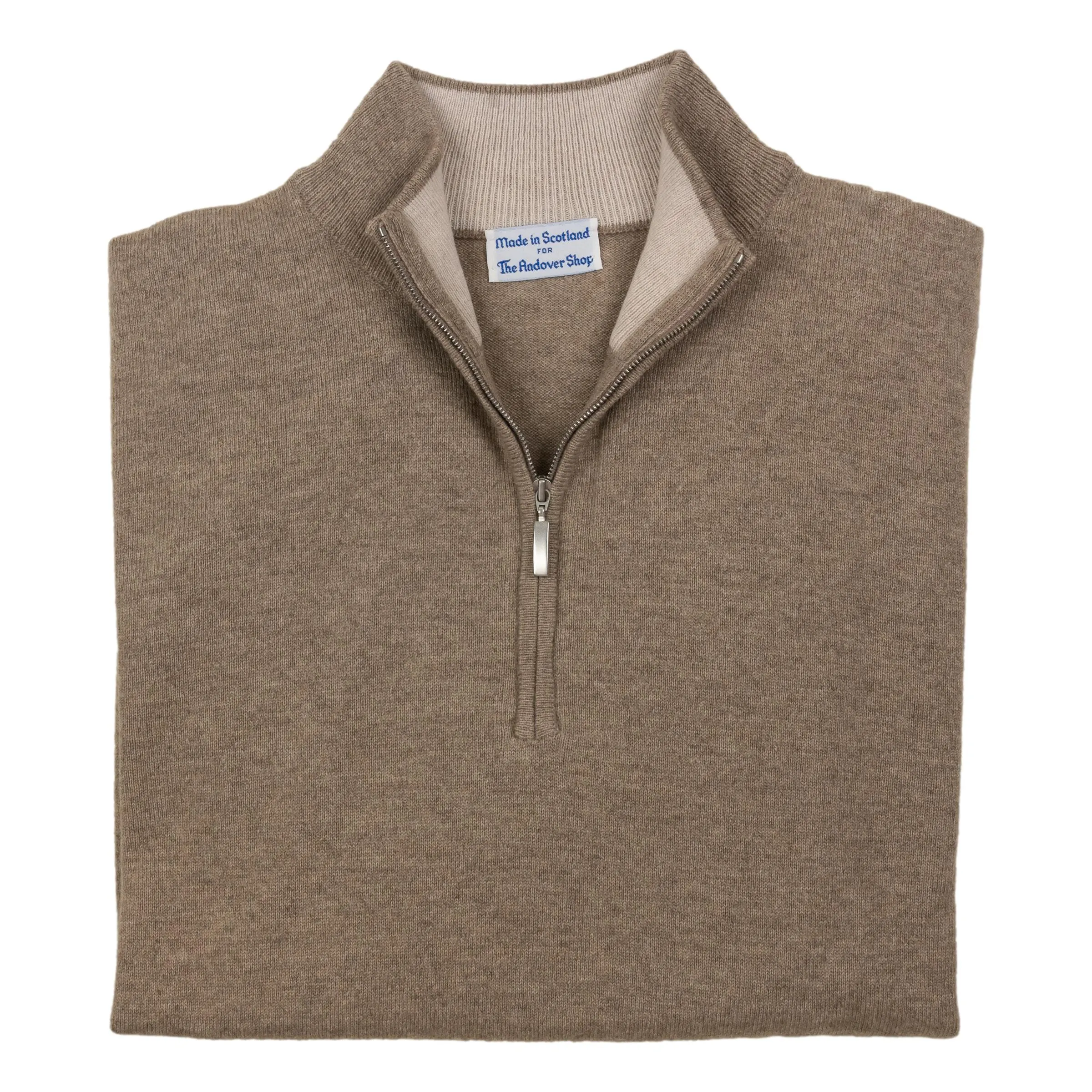 Plenderleith Cashmere Quarter-Zip Sweater sold by The Andover Shop