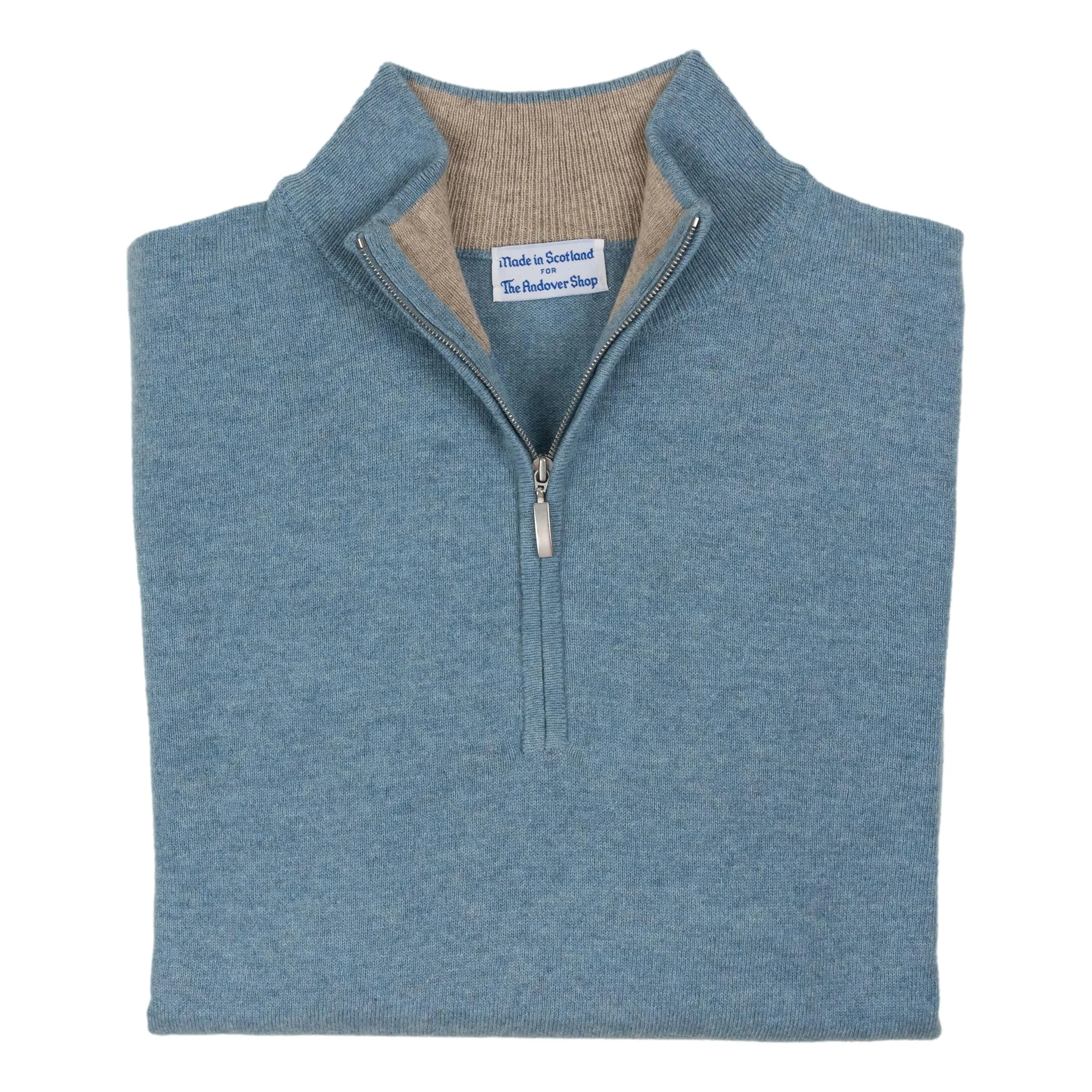 Plenderleith Cashmere Quarter-Zip Sweater sold by The Andover Shop product image thumbnail 5