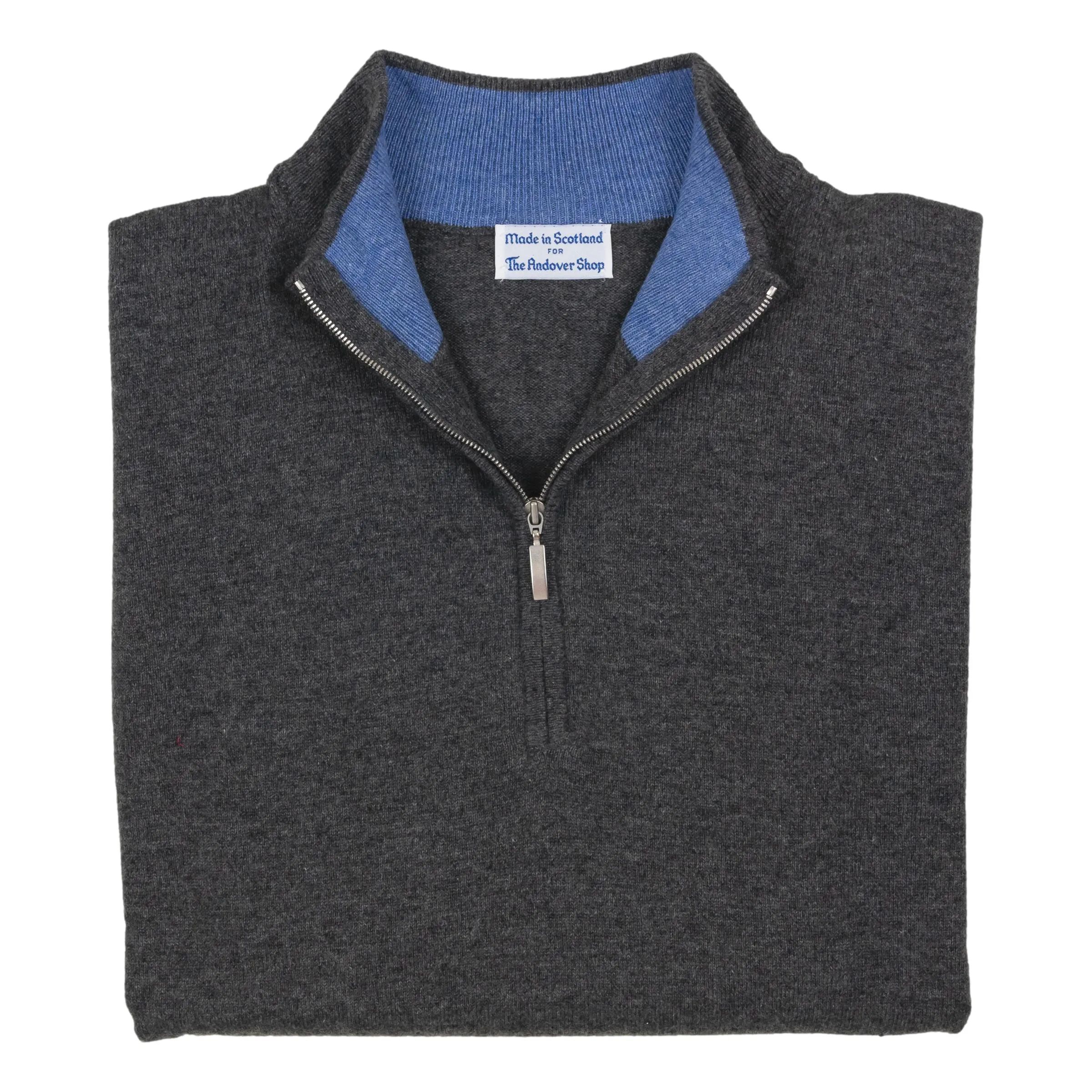Plenderleith Cashmere Quarter-Zip Sweater sold by The Andover Shop product image thumbnail 2