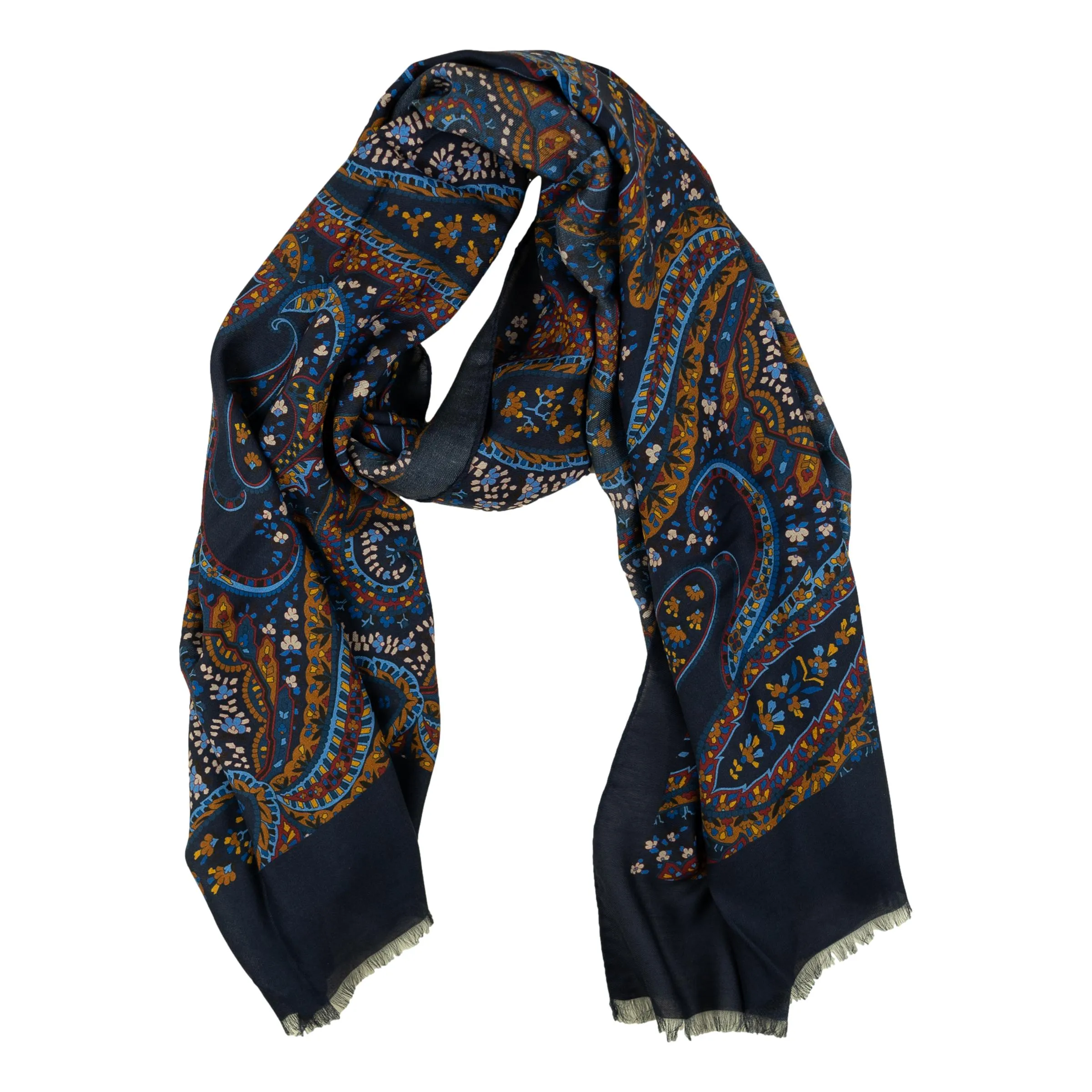 Paisley Modal and Cashmere Blend Scarf sold by The Andover Shop