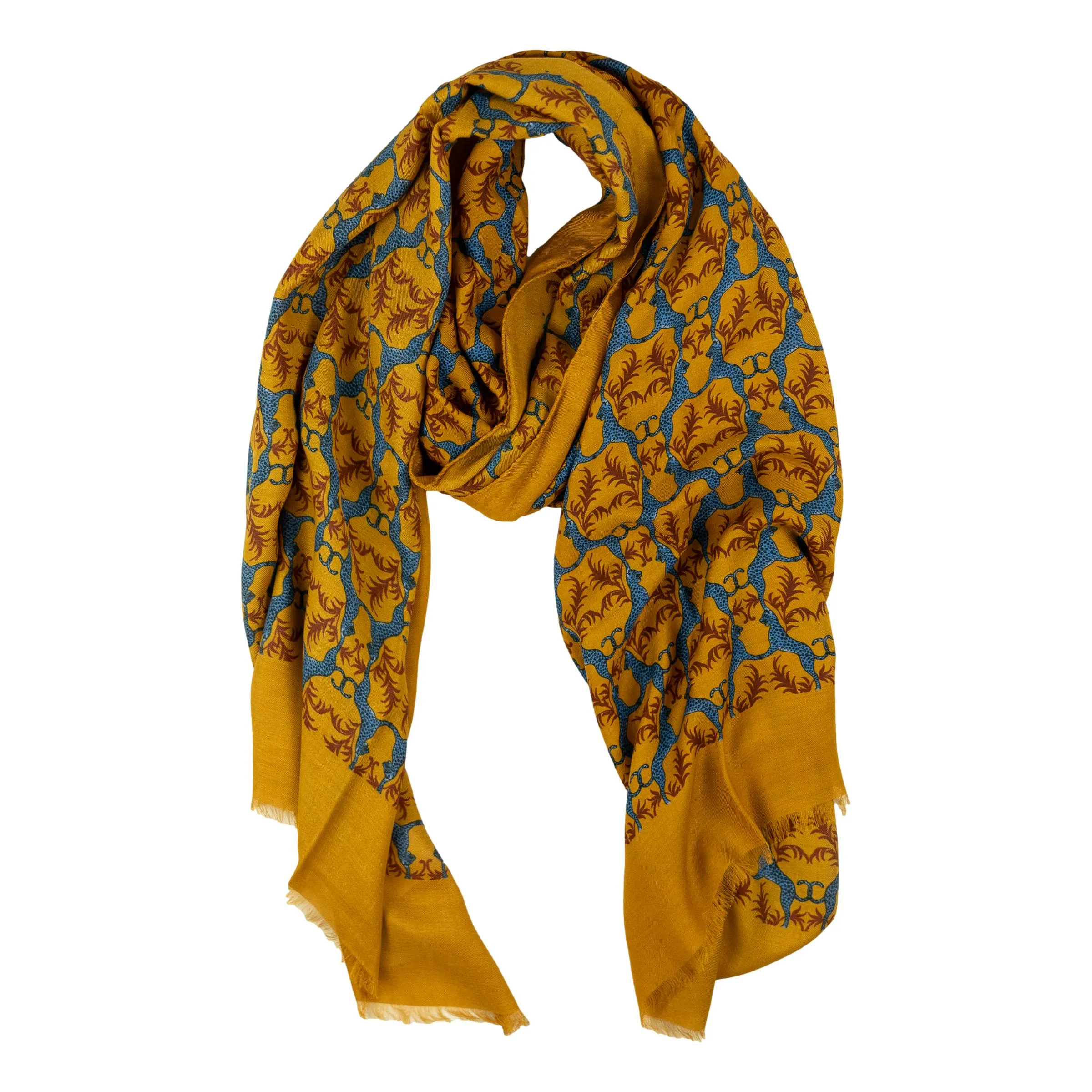 Cheetah Modal and Cashmere Blend Scarf sold by The Andover Shop