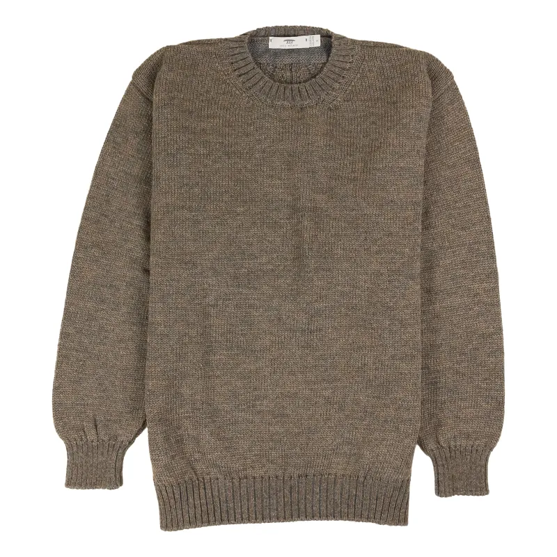 Plated Alpaca Blend Crew Neck Sweater sold by The Andover Shop