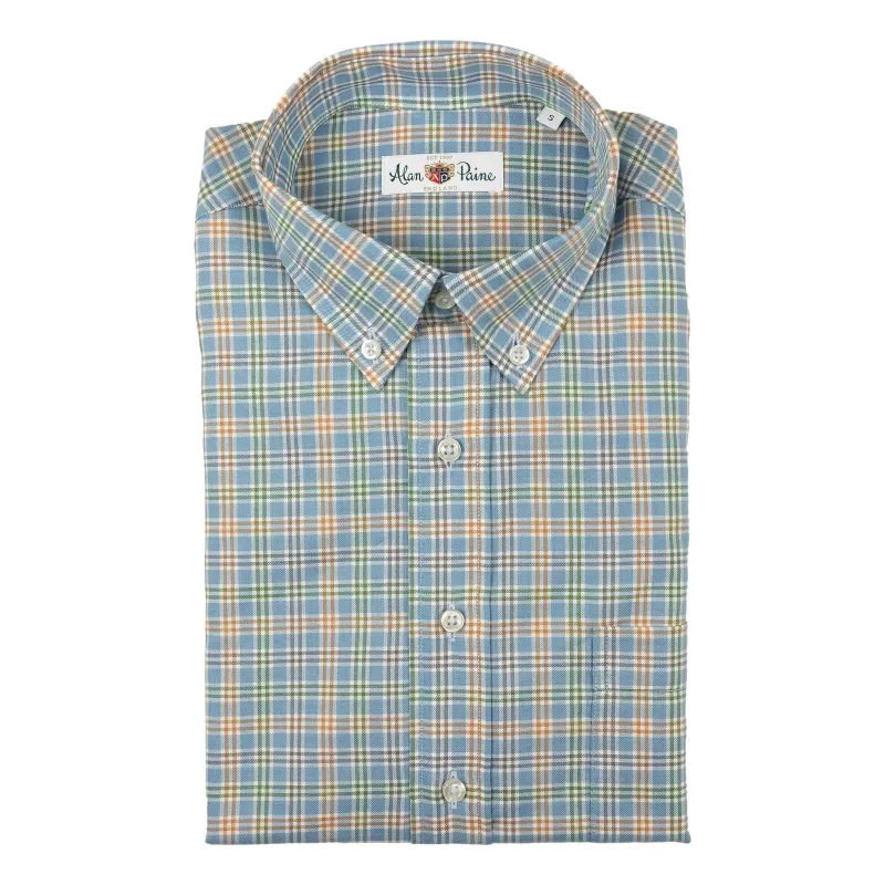 Greenwich Plaid Cotton Button Down Sport Shirt sold by The Andover Shop