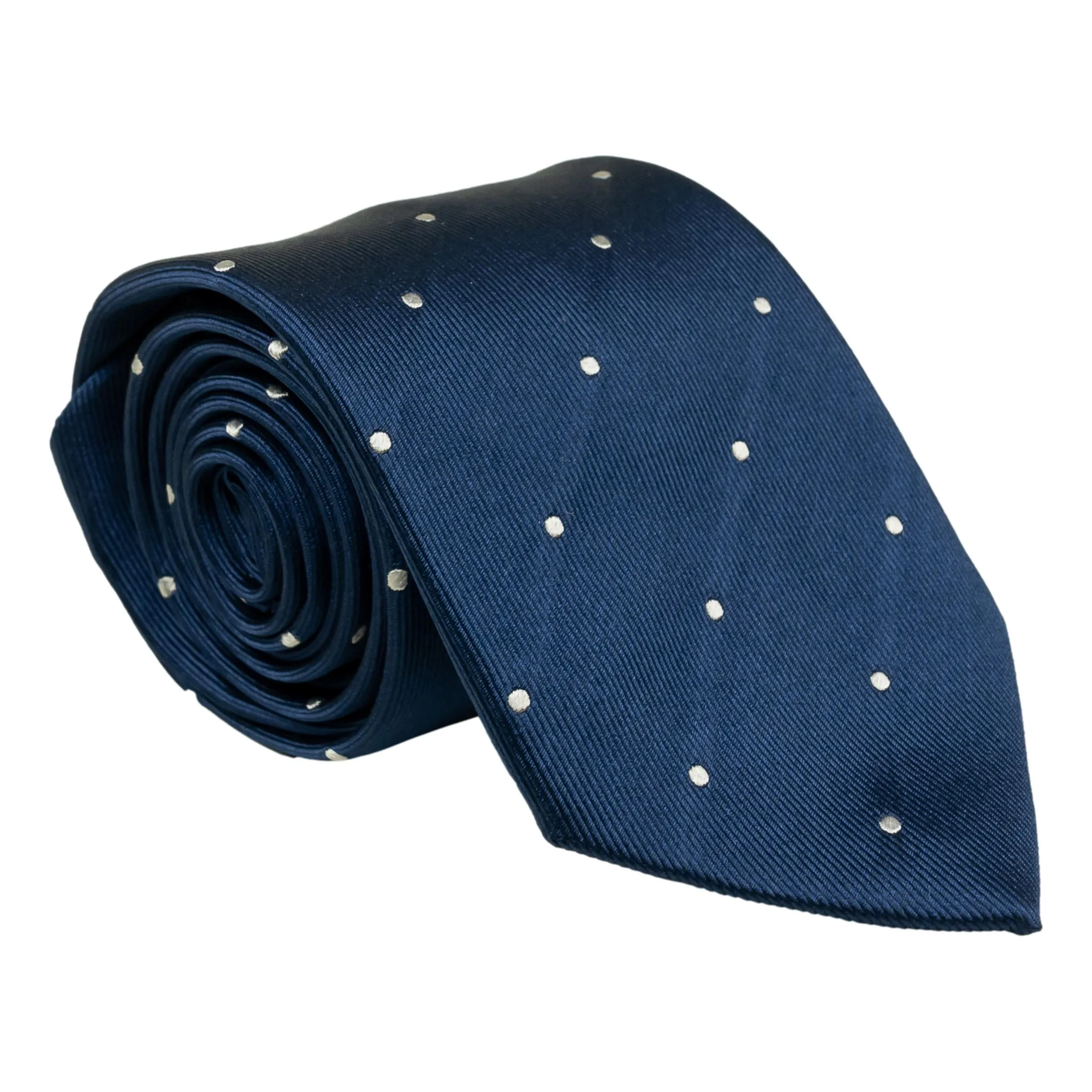 Wide Dot Woven Silk Tie sold by The Andover Shop