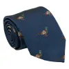 Pheasant Woven Silk Tie sold by The Andover Shop