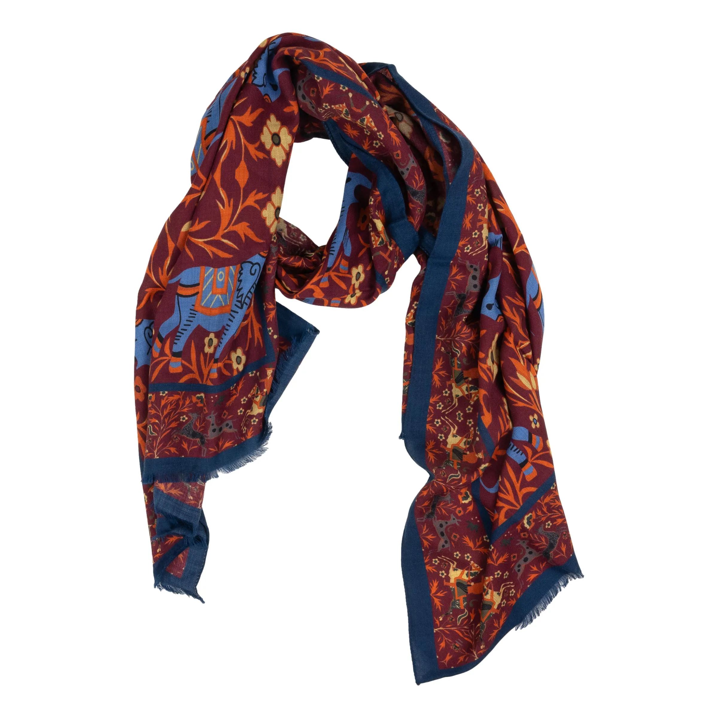 Elephant Wool Scarf sold by The Andover Shop product image thumbnail 3