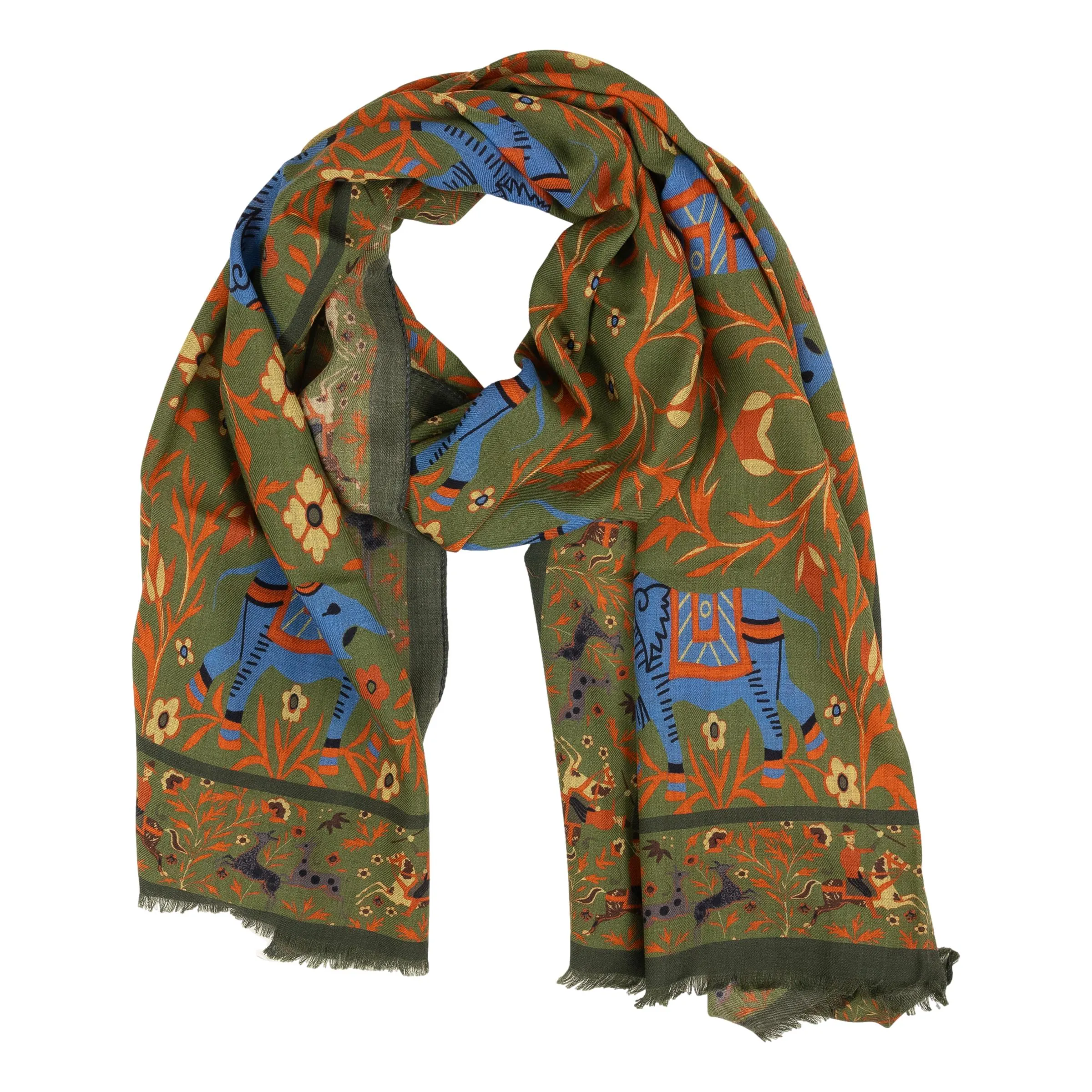 Elephant Wool Scarf sold by The Andover Shop product image thumbnail 2