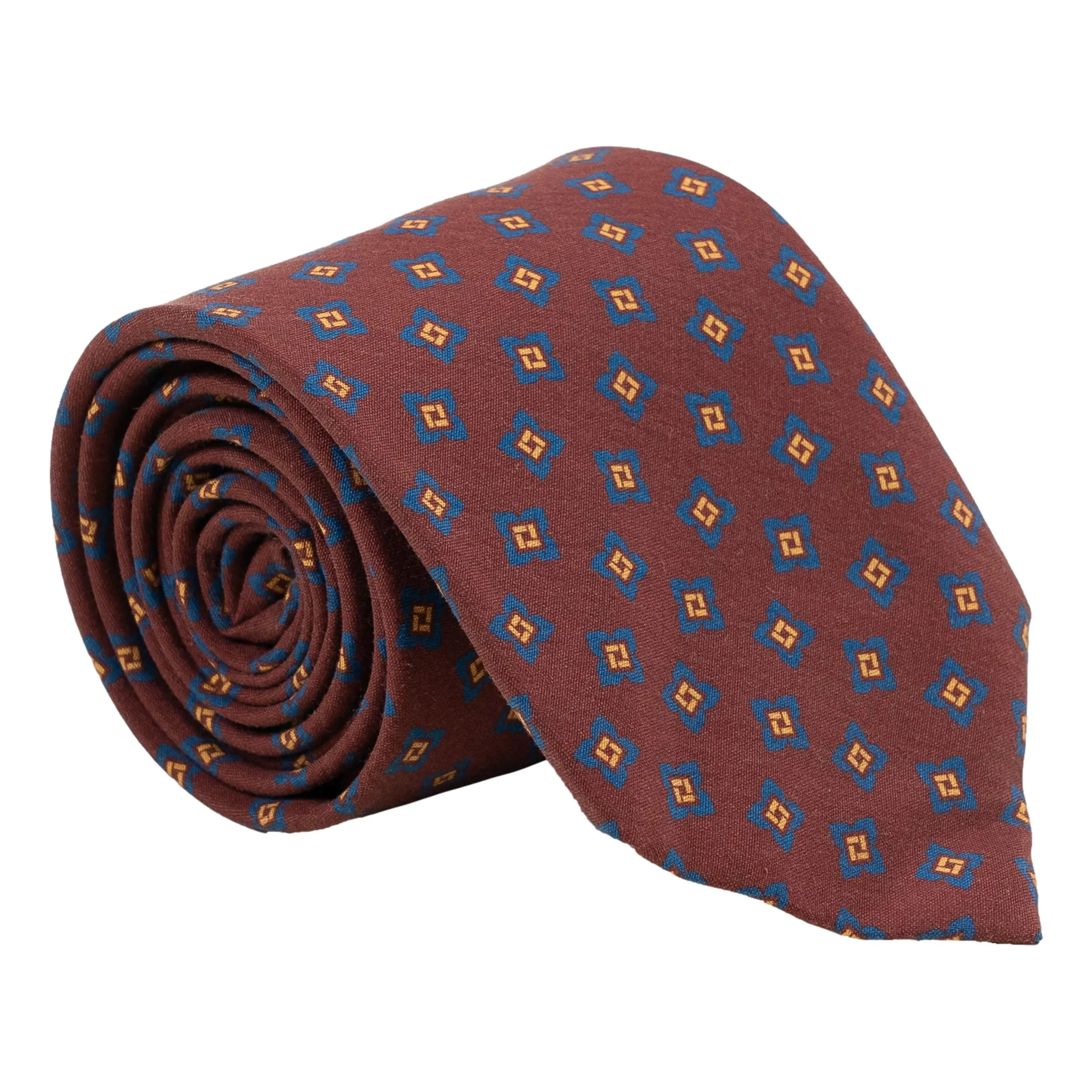 Lucca Abstract Diamond Silk Tie sold by The Andover Shop product image thumbnail 2