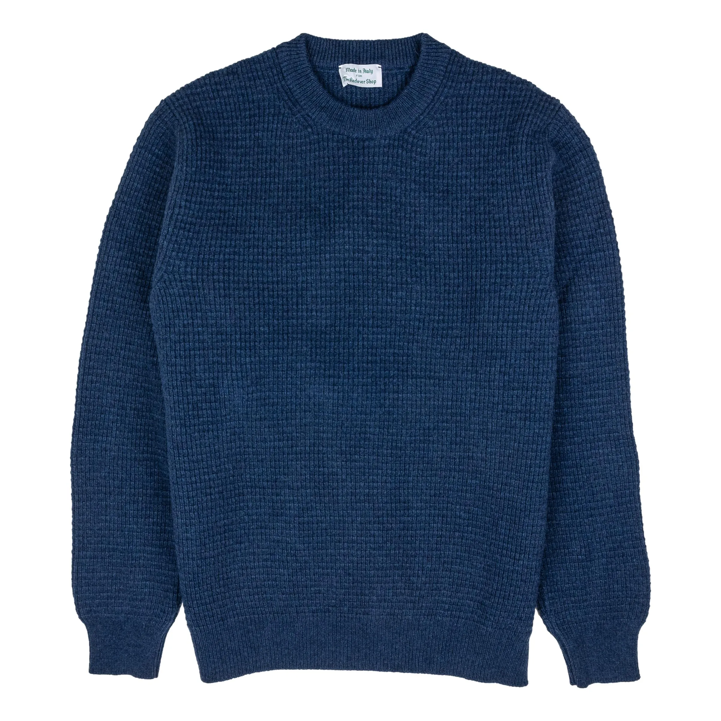 Donn Weave Crewneck Merino Wool Sweater sold by The Andover Shop