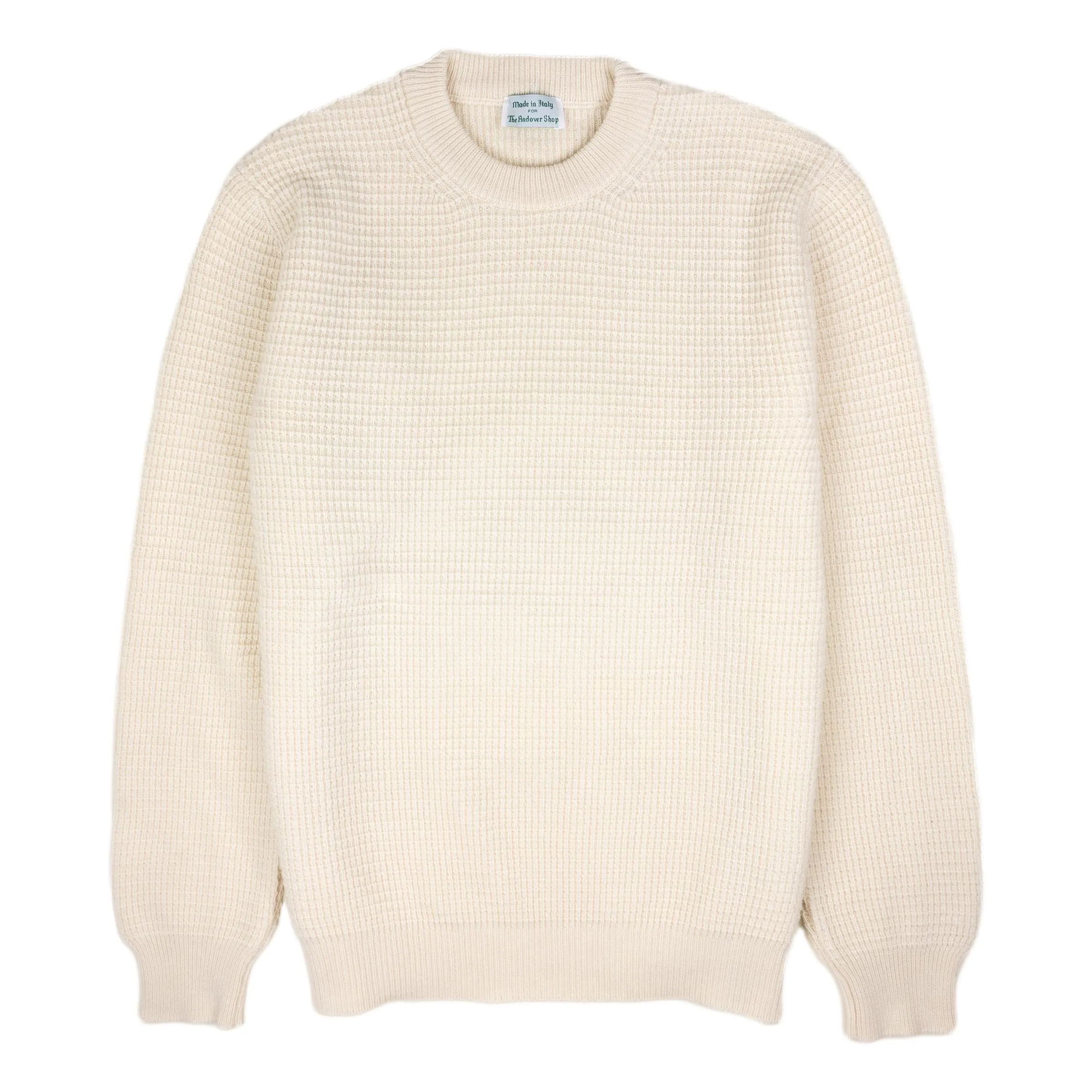Donn Weave Crewneck Merino Wool Sweater sold by The Andover Shop product image thumbnail 2