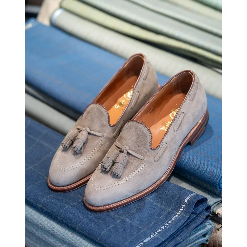 Alden x The Andover Shop - 34060 Tassel Loafer Clay Nubuck sold by The Andover Shop