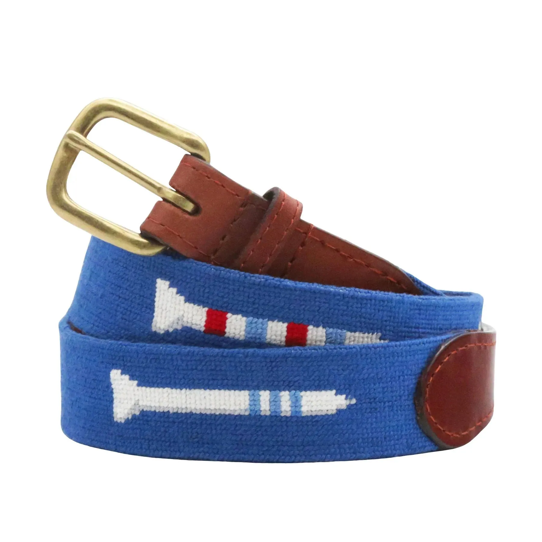 Golf Tees Needlepoint Belt sold by The Andover Shop
