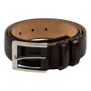 1 1/4" Glazed Calfskin Belt with Nickel Buckle sold by The Andover Shop