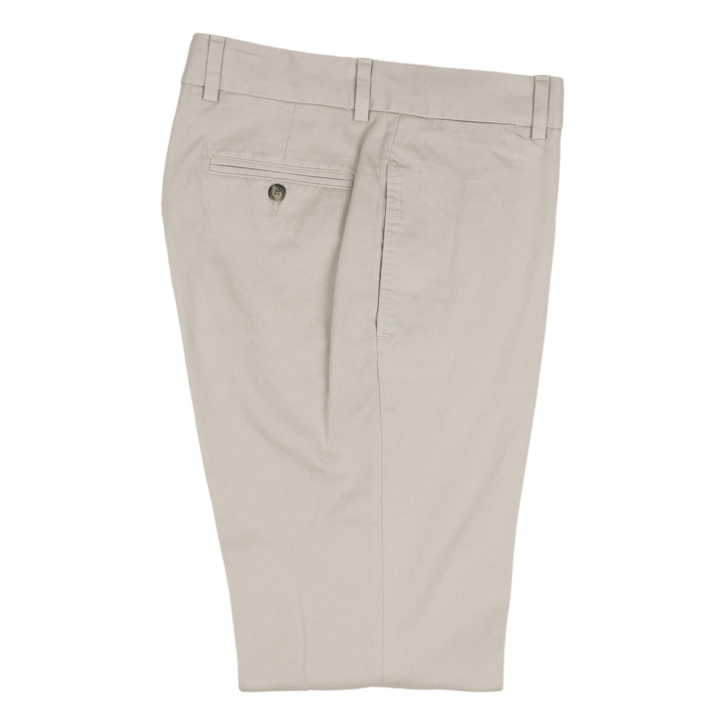 Cambridge Cotton Khaki Trouser sold by The Andover Shop product image thumbnail 2