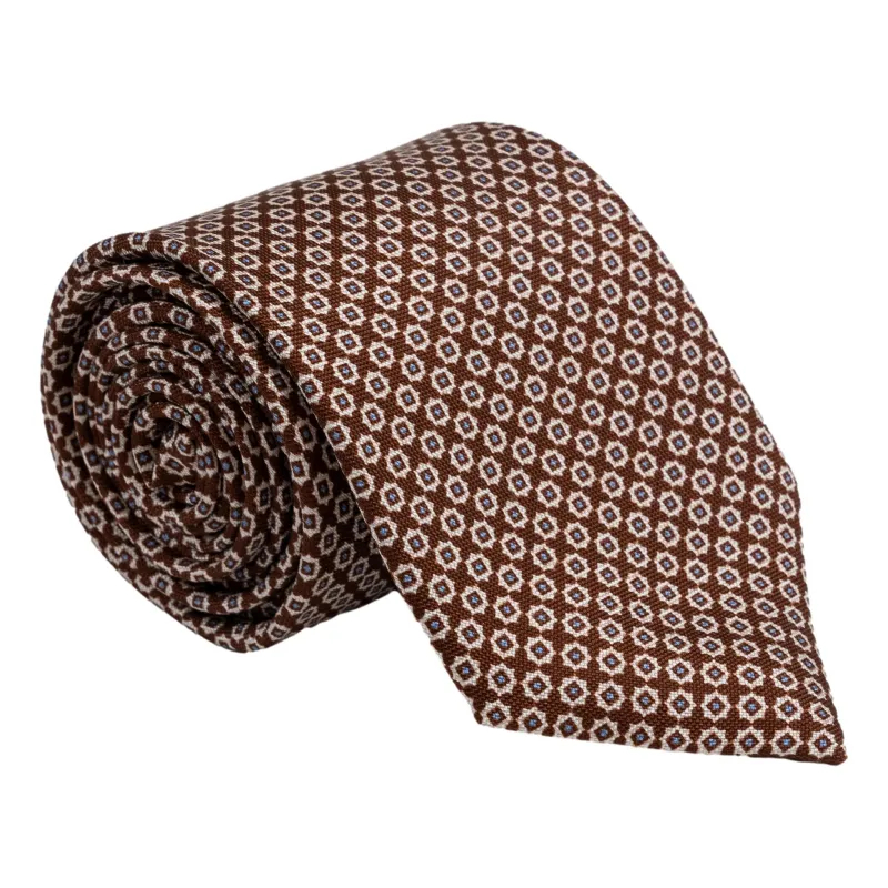 Mini Kaleidoscope Motif Silk Tie sold by The Andover Shop