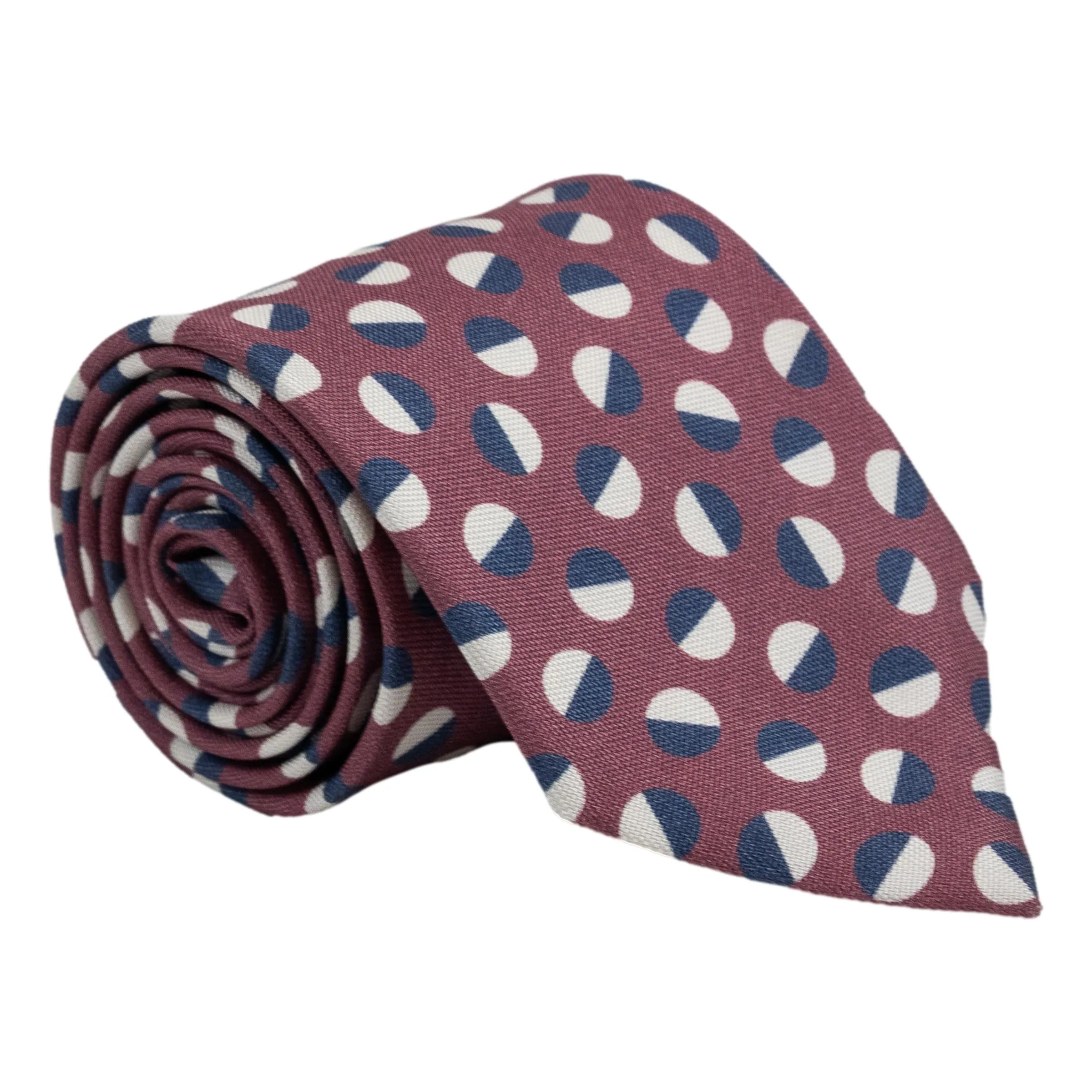 Moon Pattern Silk Tie sold by The Andover Shop product image thumbnail 3