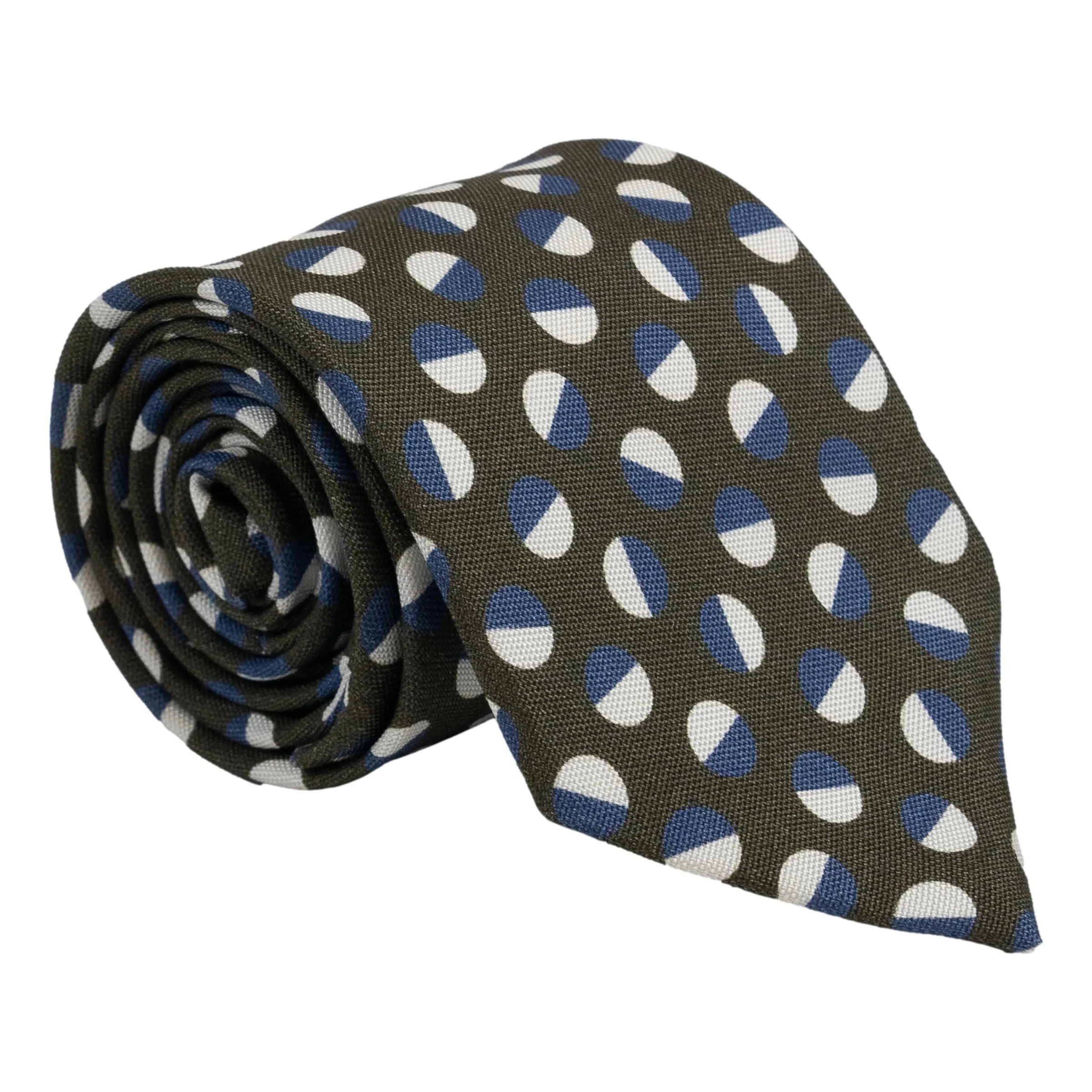 Moon Pattern Silk Tie sold by The Andover Shop product image thumbnail 2