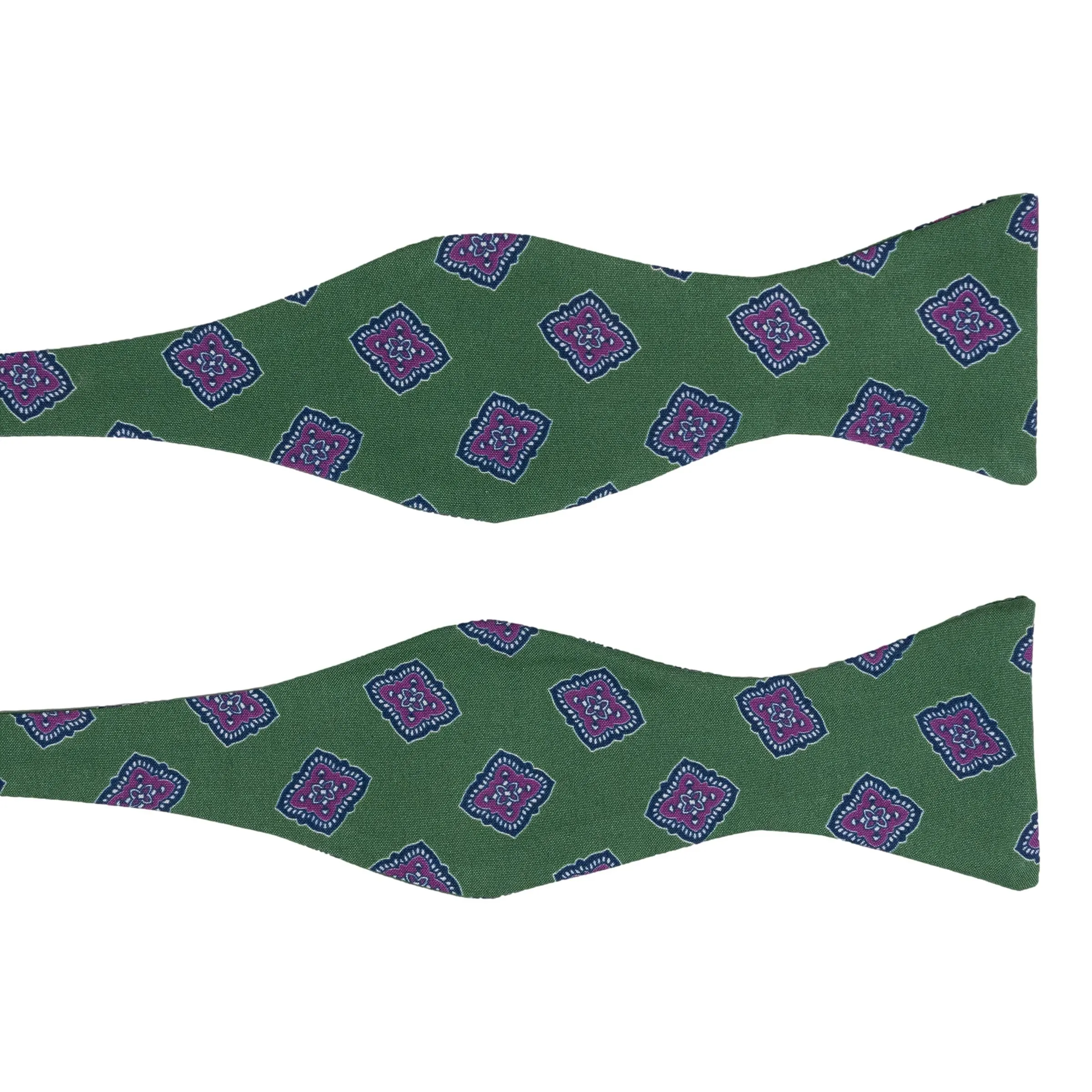 Shield Motif Silk Bow Tie sold by The Andover Shop product image thumbnail 2