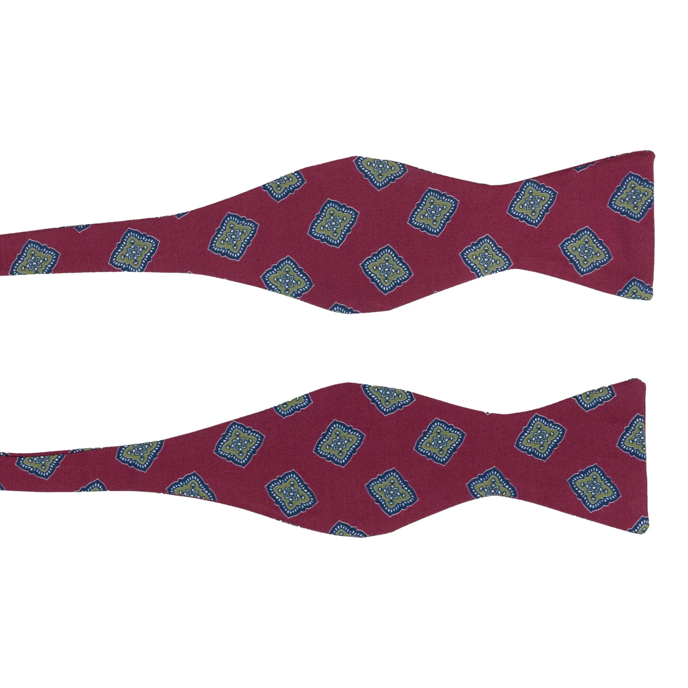 Shield Motif Silk Bow Tie sold by The Andover Shop