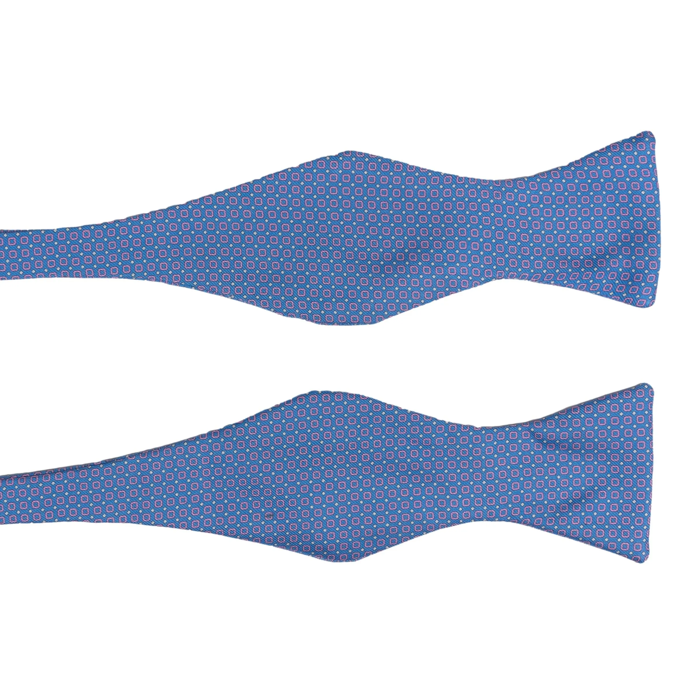 Square and Mini Diamond Silk Bow Tie sold by The Andover Shop product image thumbnail 2